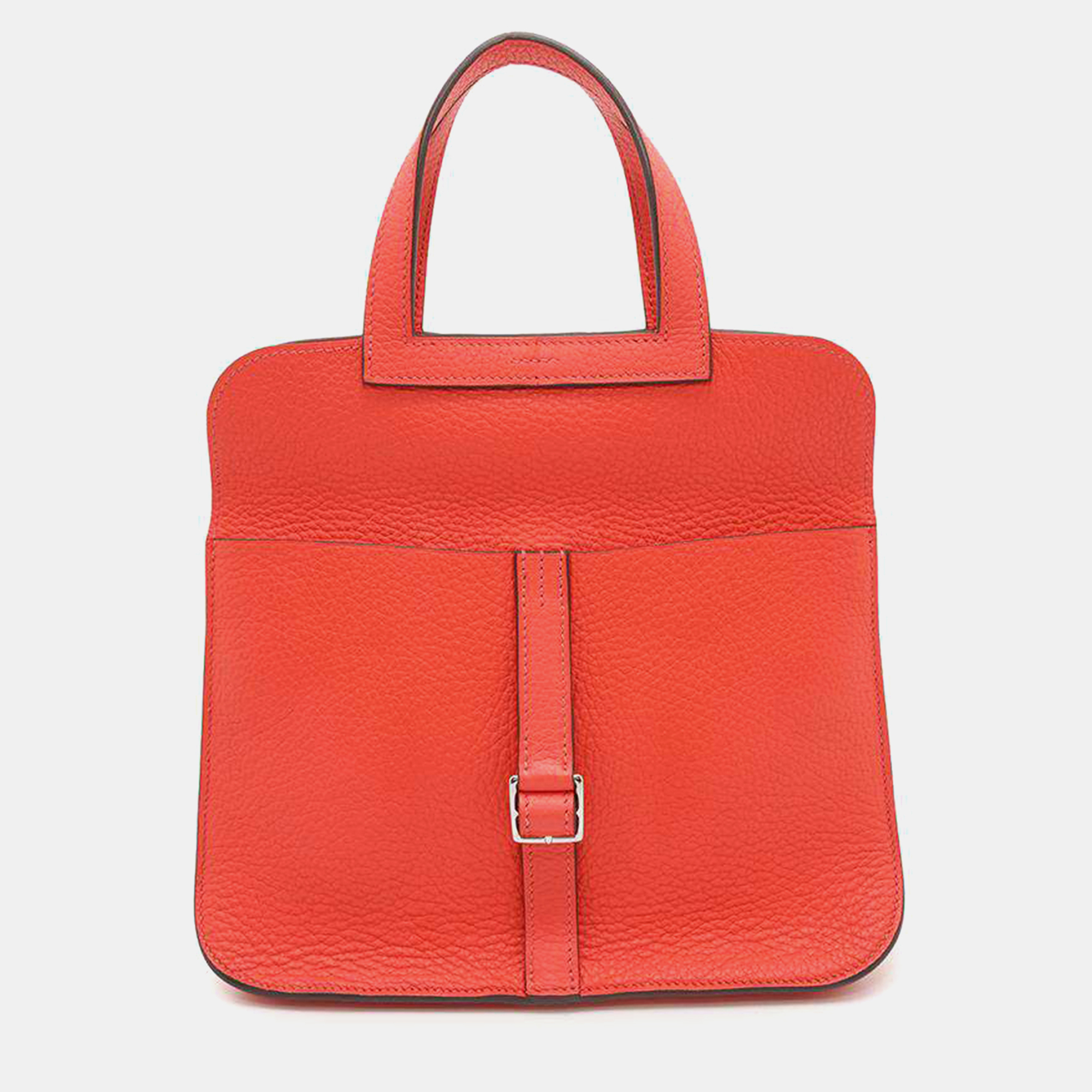 

Hermes Halzan Rose Texas Taurillon Clemence Size, Red