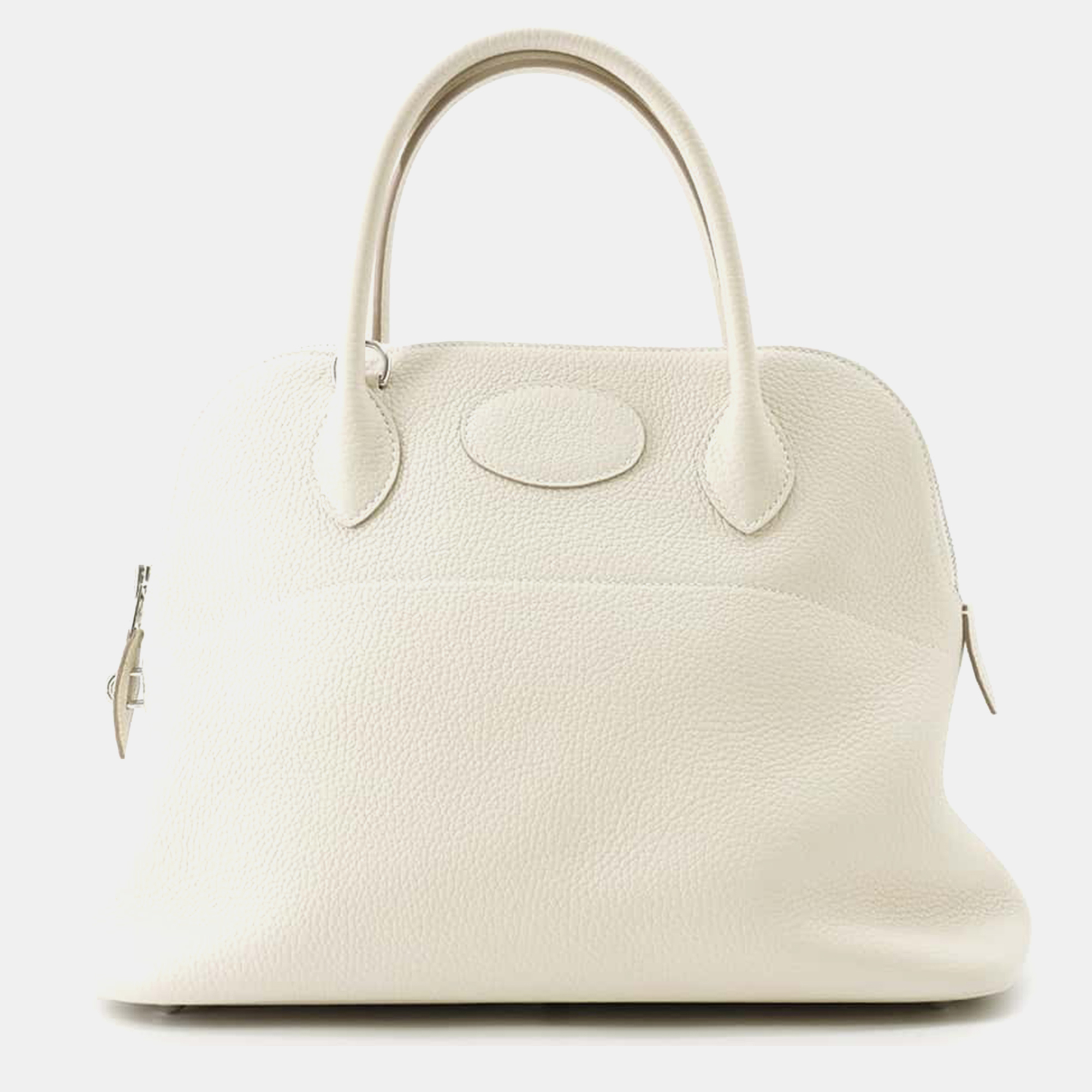 

Hermes Bolide Craie Taurillon Clemence Size, White