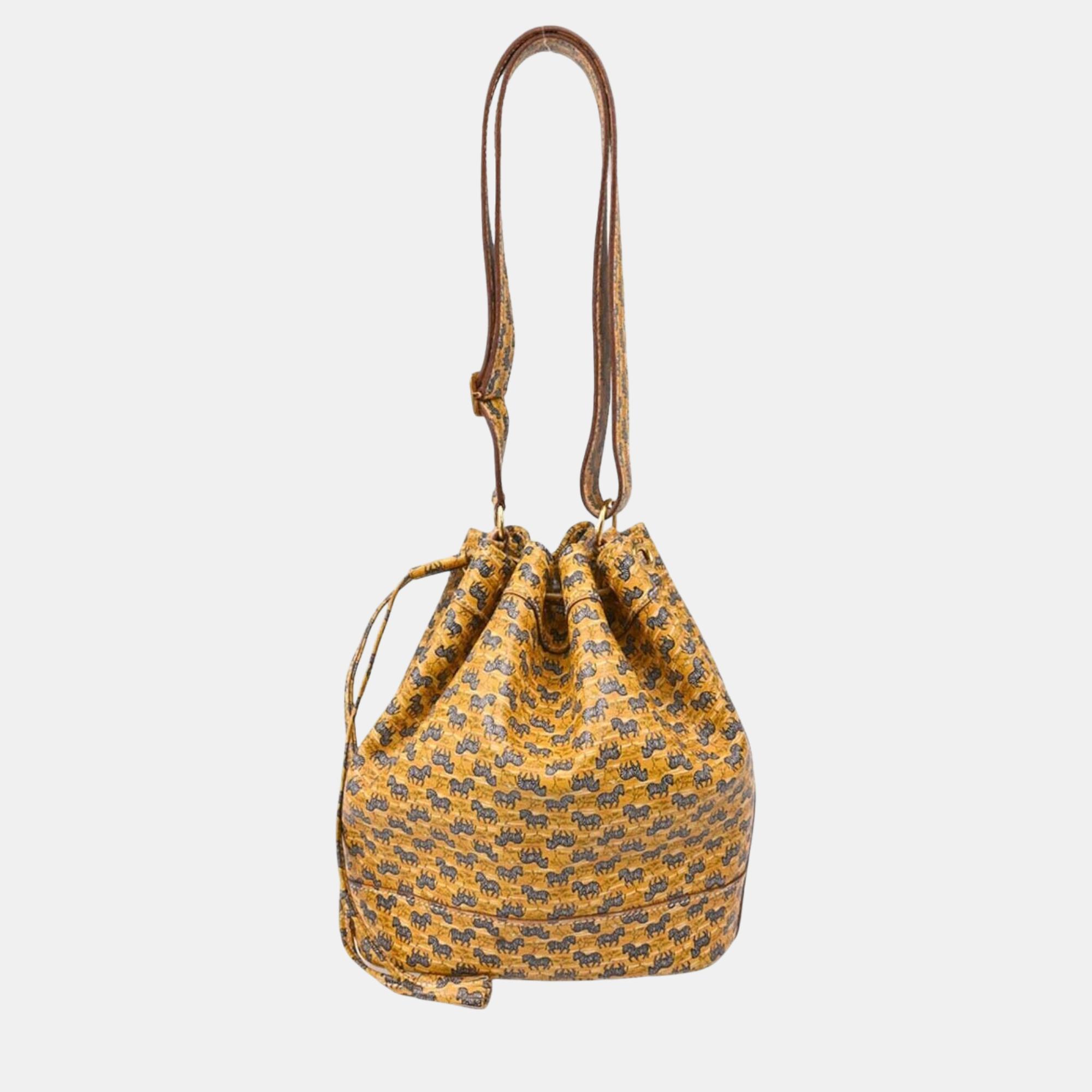 

Hermes Yellow Zebra Market PM Shoulder Bag