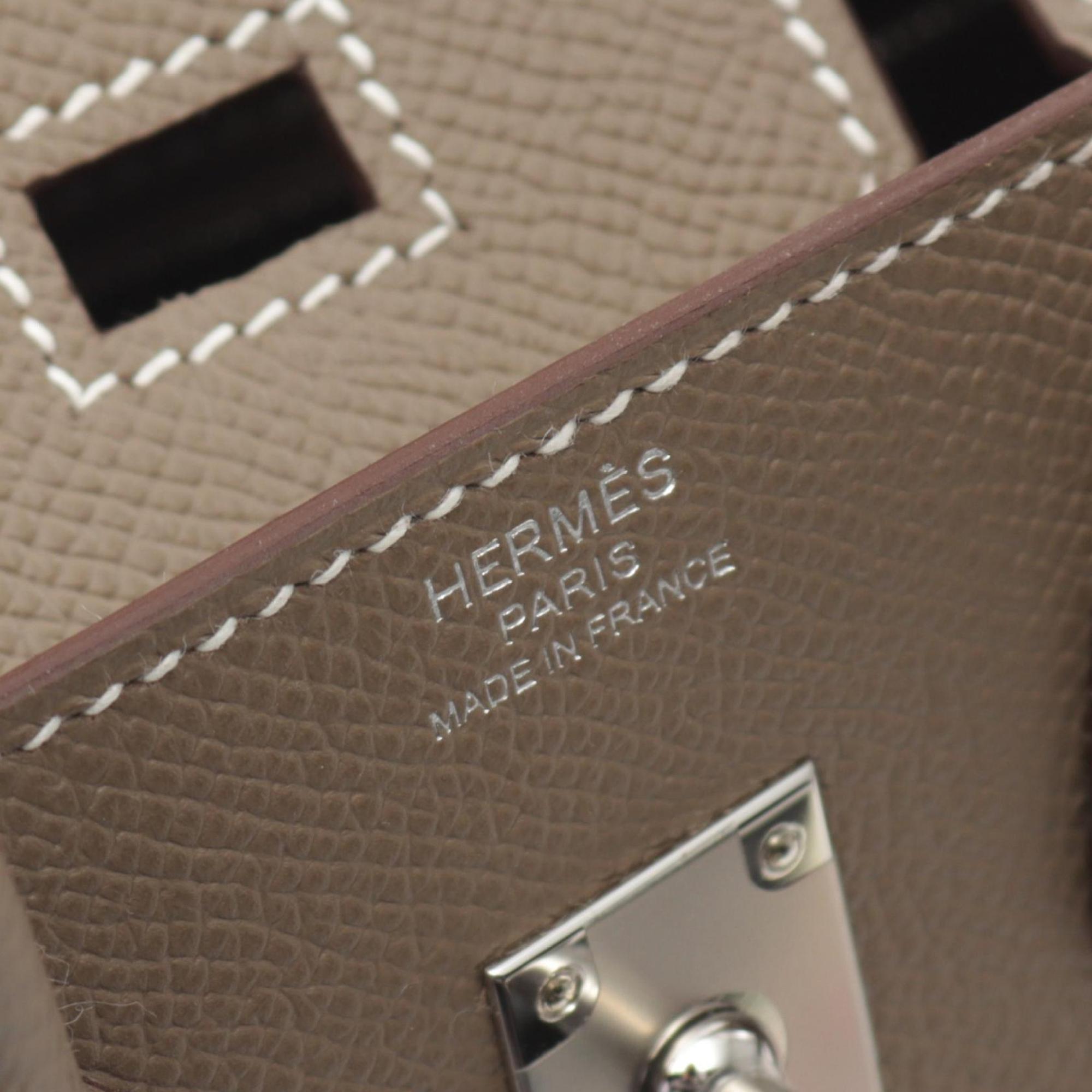 Hermes Birkin Sellier 25 Handbag Brown 