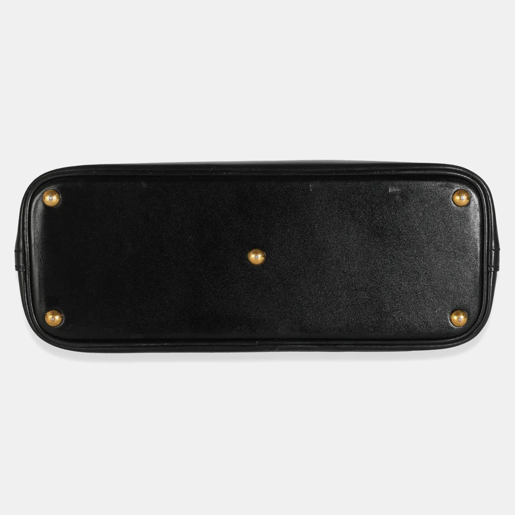 Hermes Vintage Black Box Mini Bolide GHW bag 