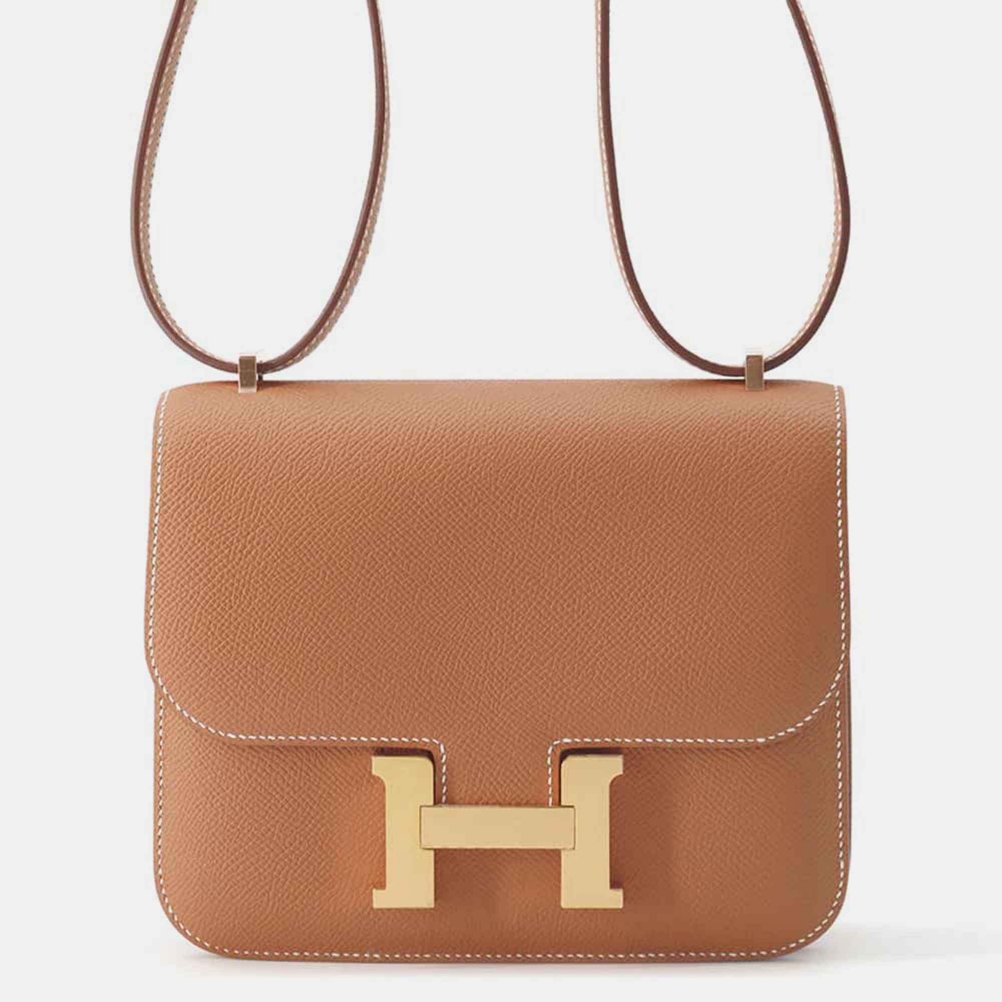 

Hermes Constance3 Miroir Gold Epsom Size Mini, Brown