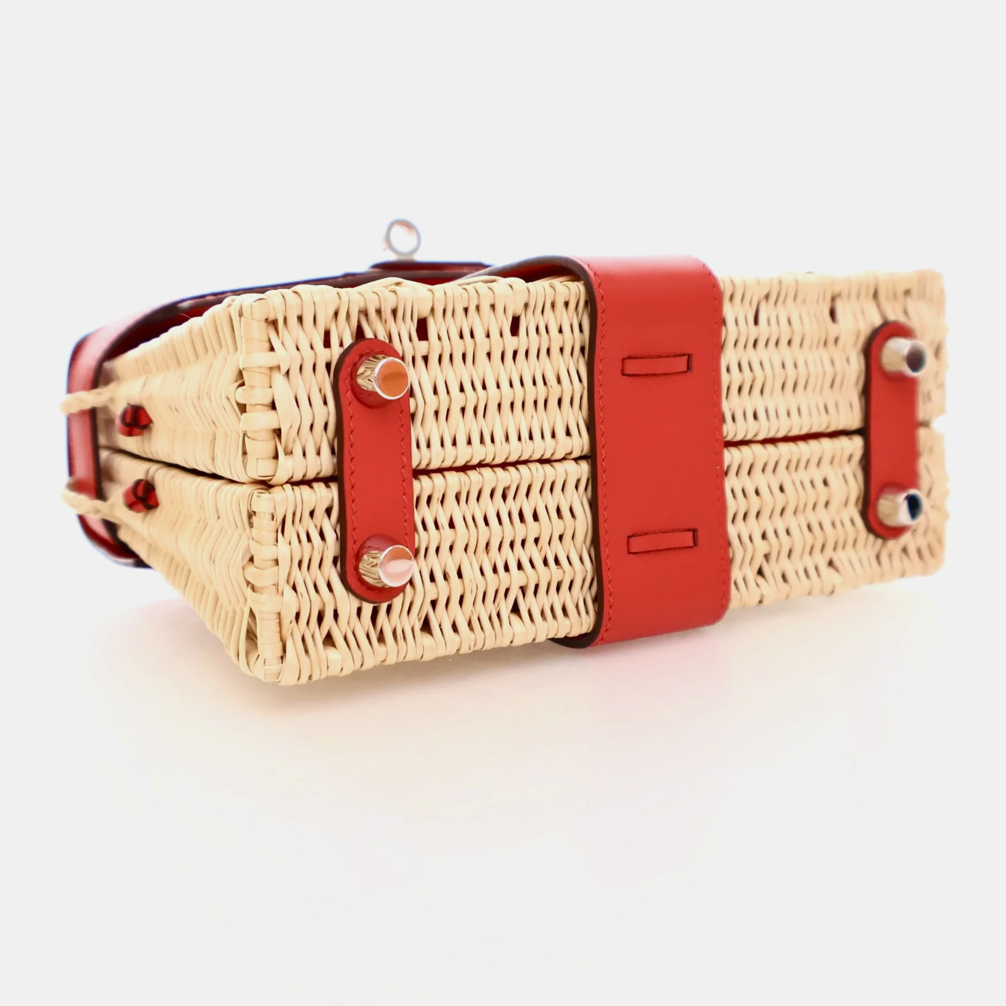 Hermes Picnic Kelly 20 Rouge De Coeur Swift 
