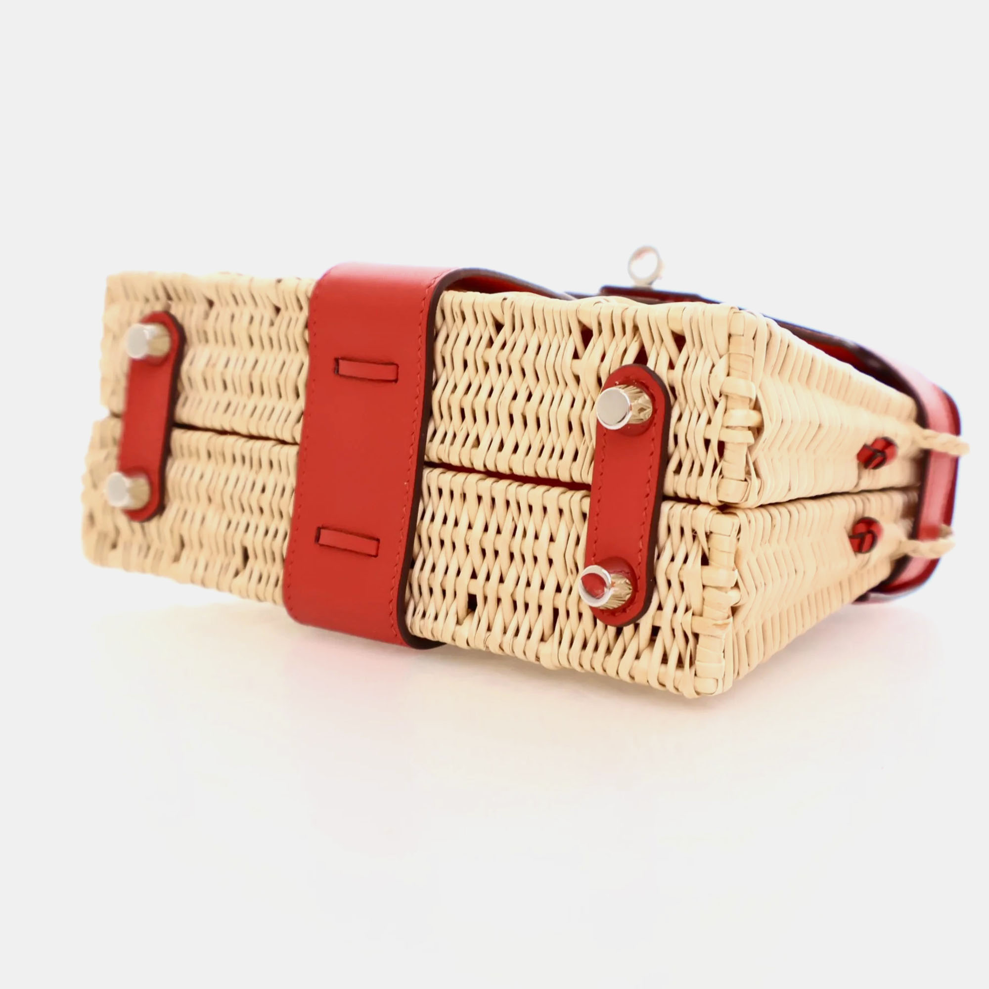 Hermes Picnic Kelly 20 Rouge De Coeur Swift 