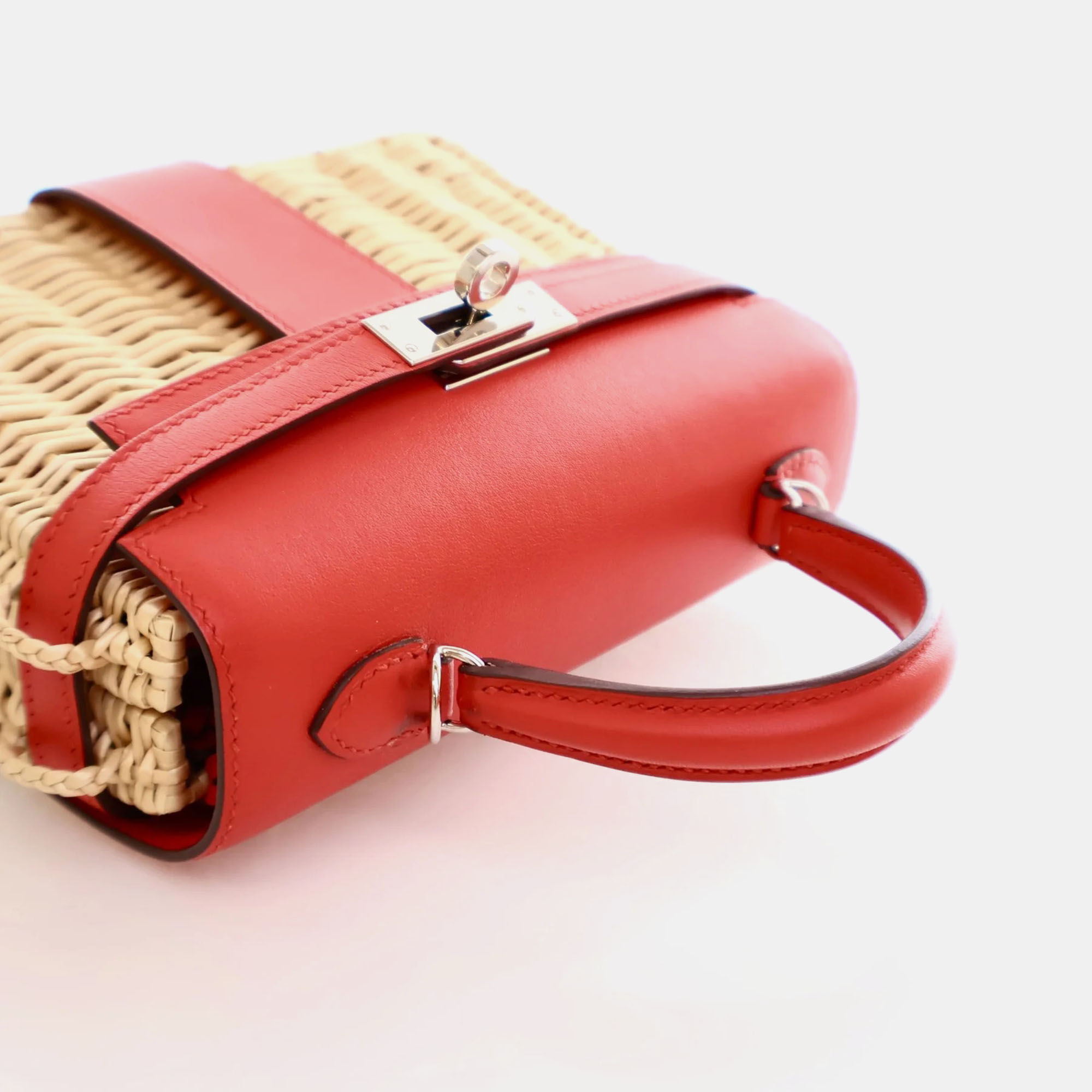Hermes Picnic Kelly 20 Rouge De Coeur Swift 