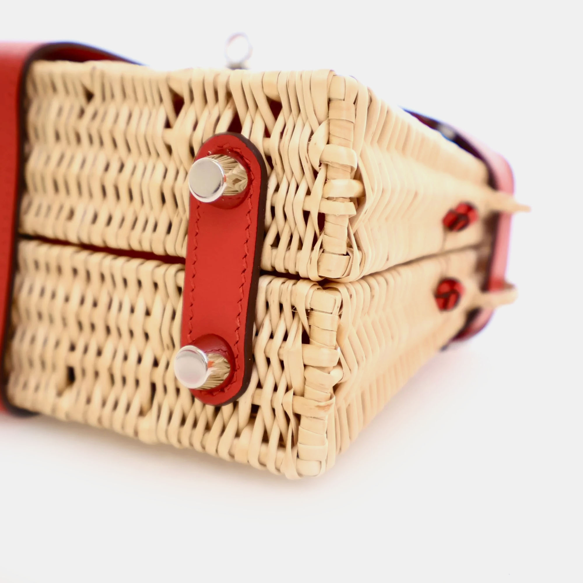 Hermes Picnic Kelly 20 Rouge De Coeur Swift 