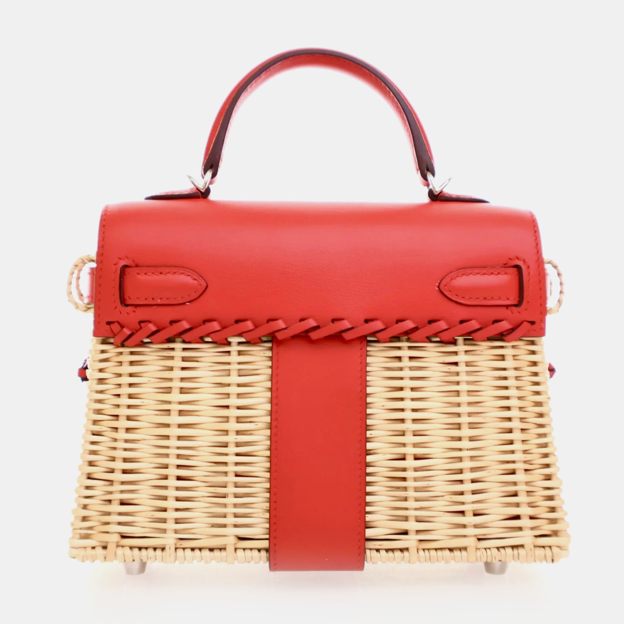 Hermes Picnic Kelly 20 Rouge De Coeur Swift 