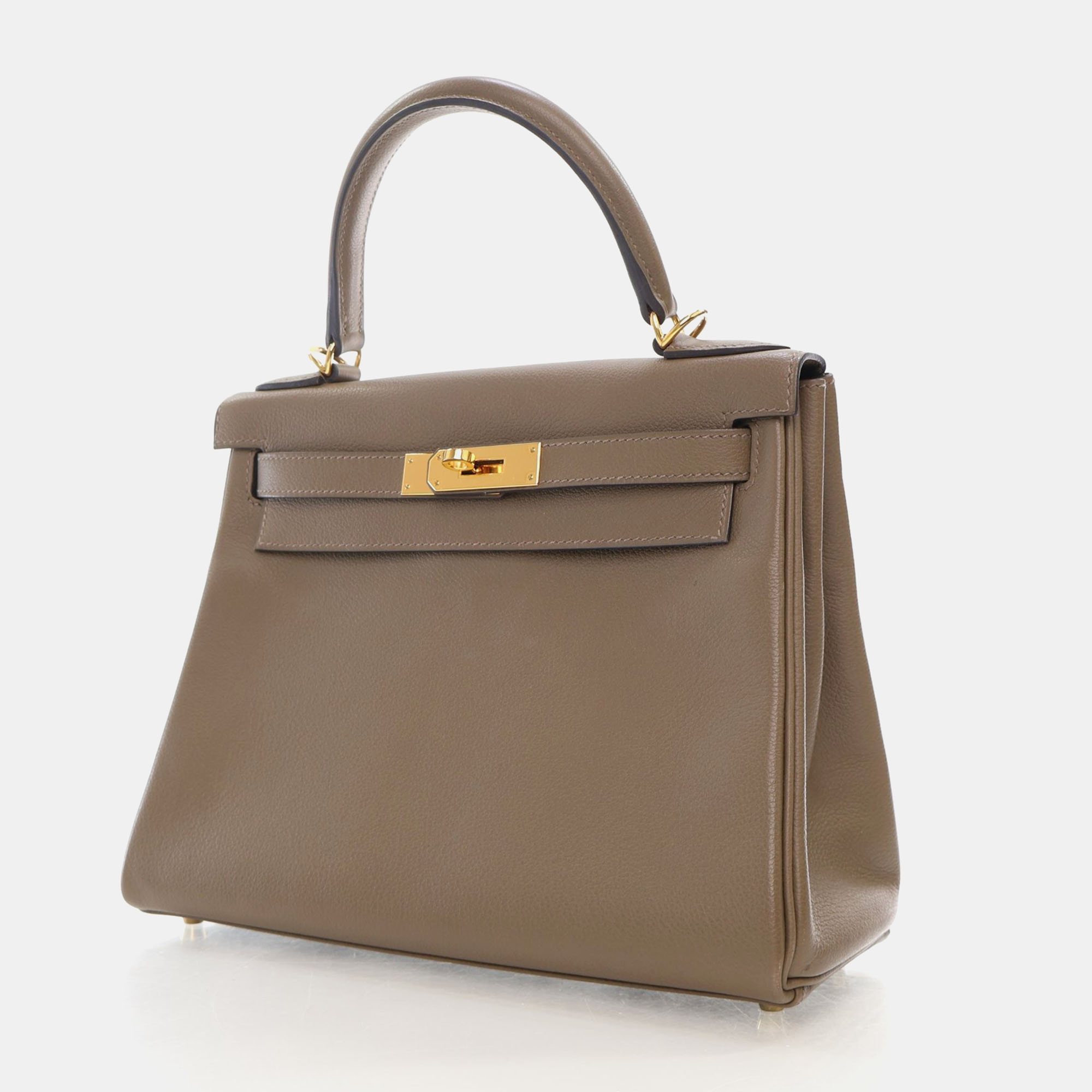 Hermes Kelly 28 Etoupe Evercolor 