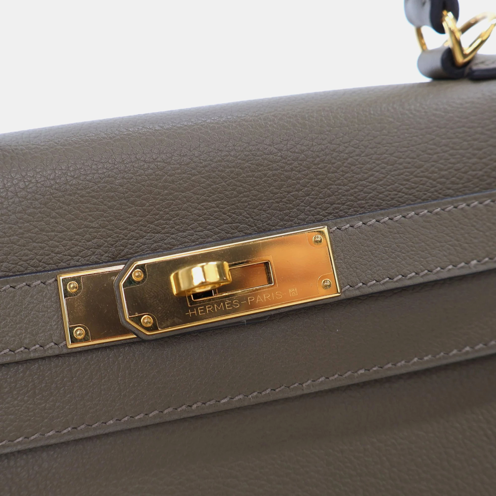 Hermes Kelly 28 Etoupe Evercolor 