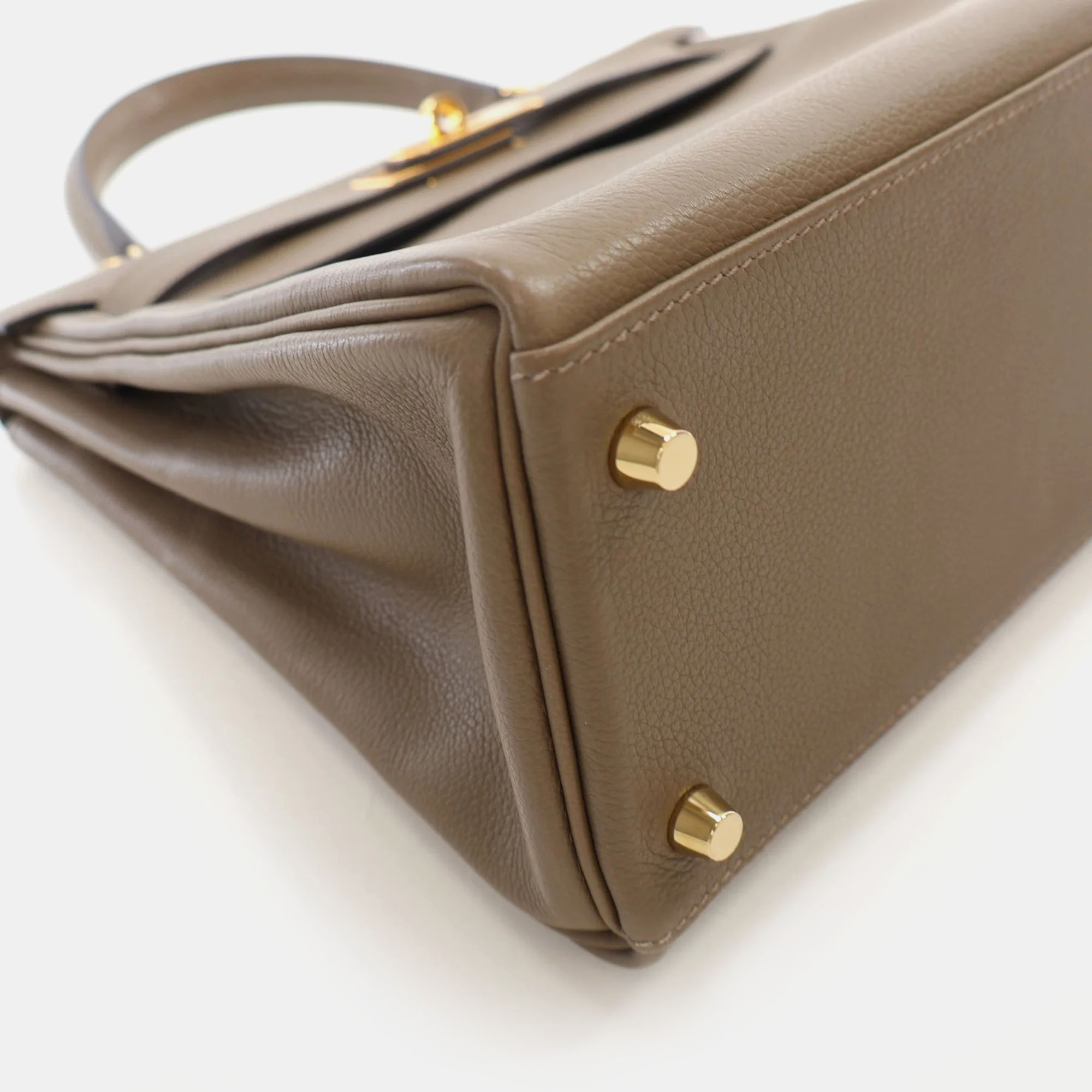 Hermes Kelly 28 Etoupe Evercolor 
