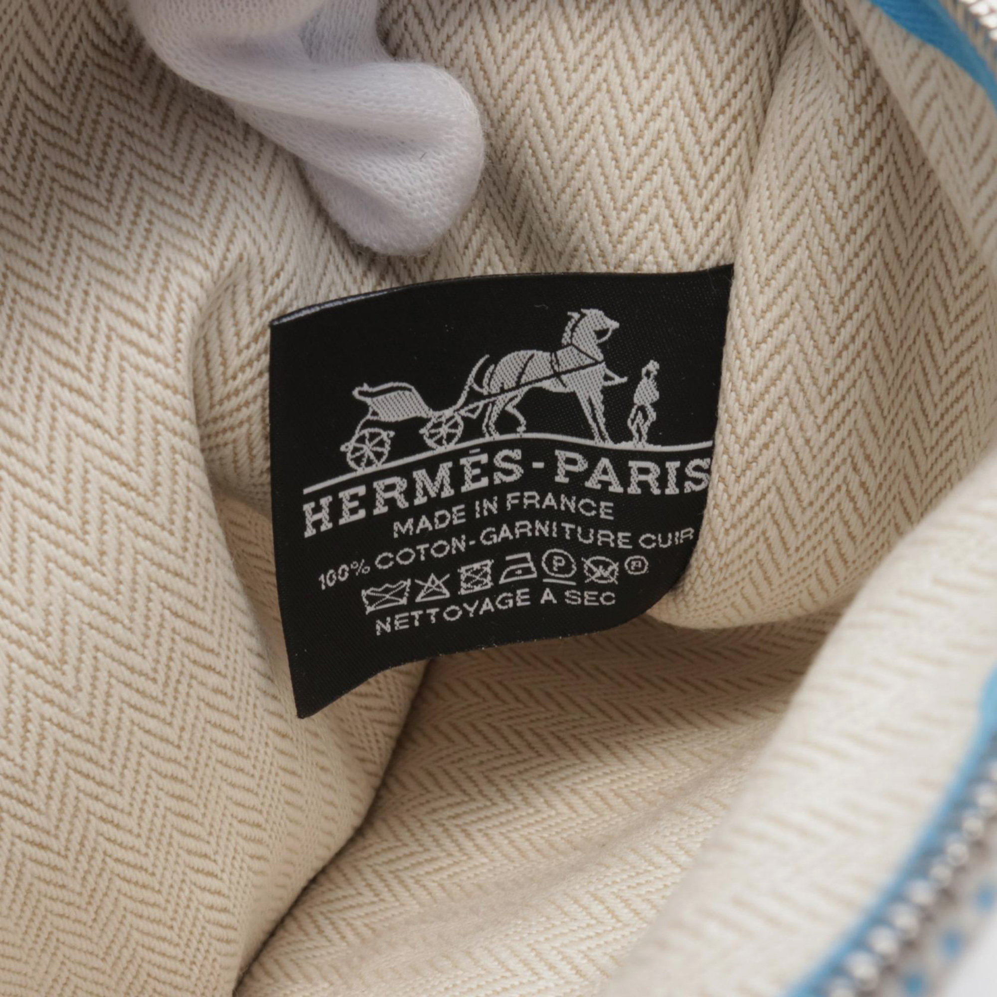 Hermes Multicolor Canvas Faubourg Corner PM Bag 