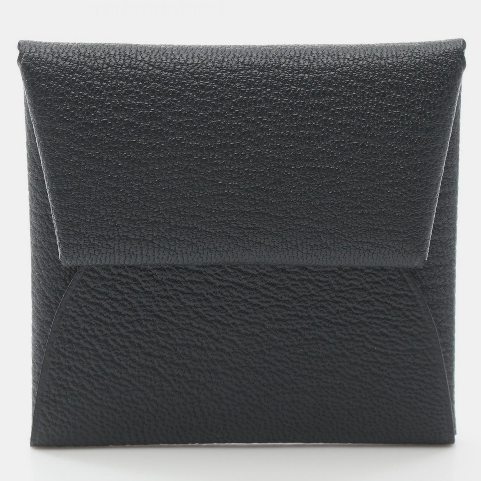 

Hermes Bastia Verso Coin Case Chevre, Black