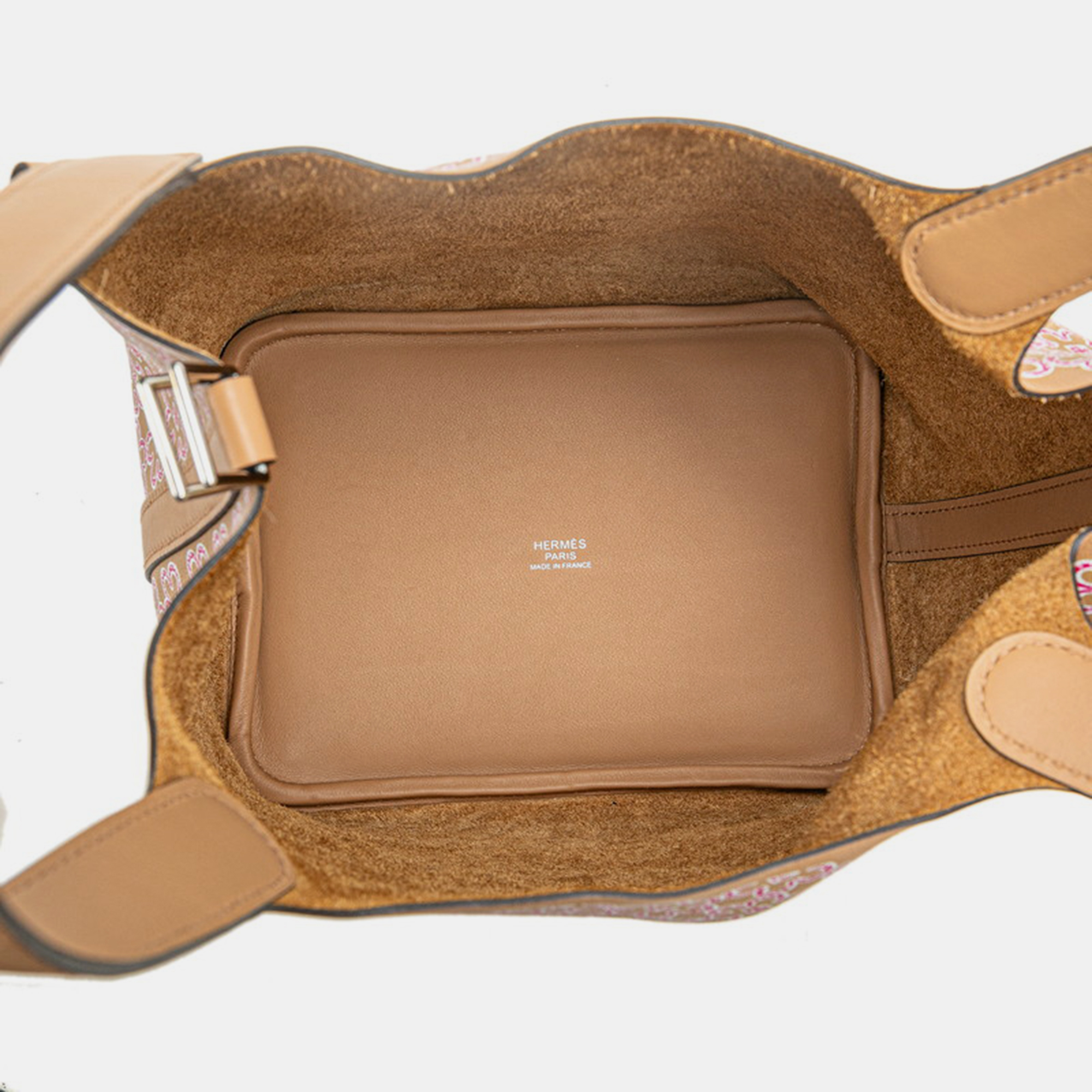 Hermes Chai/Rose  Swift Leather Picotin Lock PM 18 Bag 
