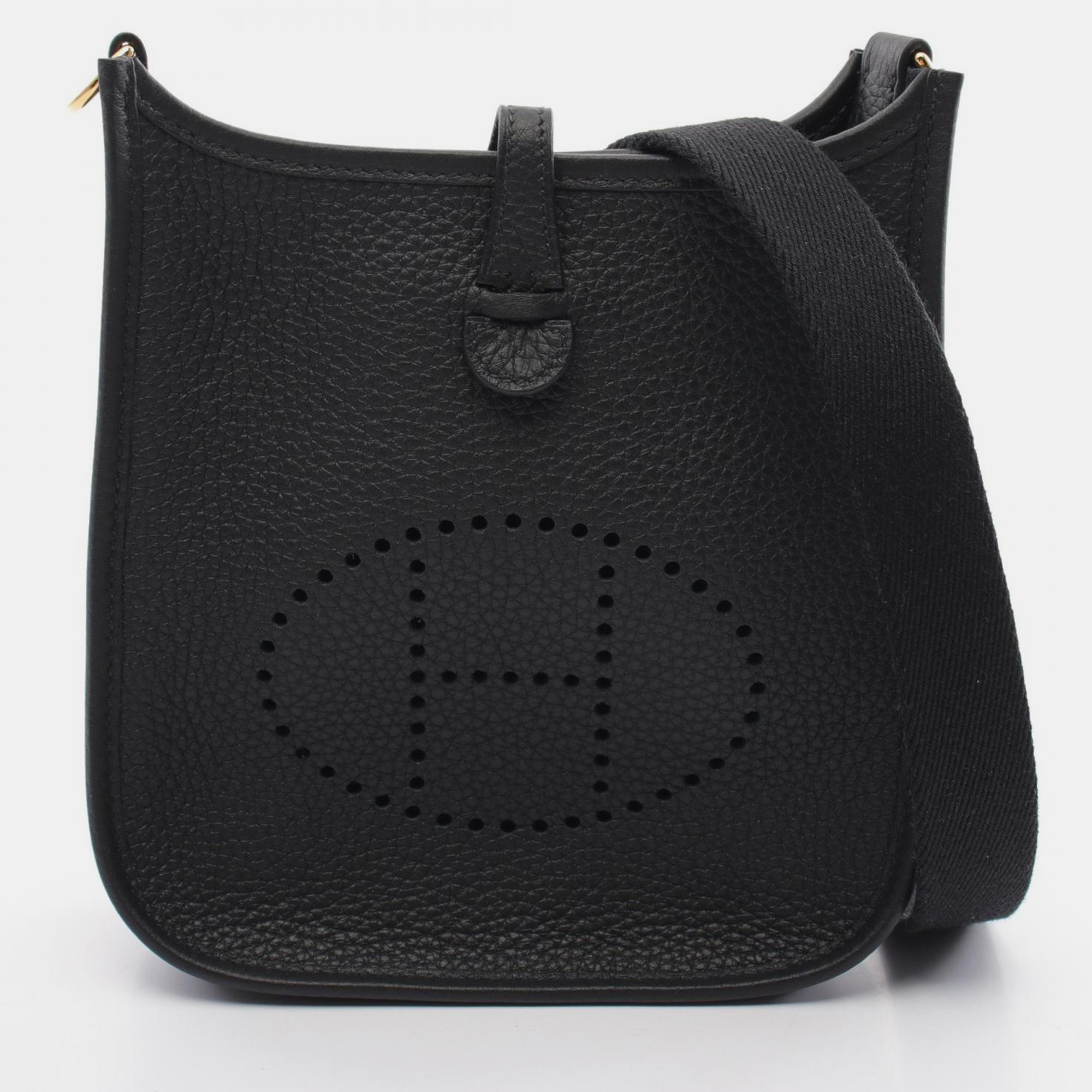 

Hermes Evelyne TPM Amazon Shoulder Bag, Black