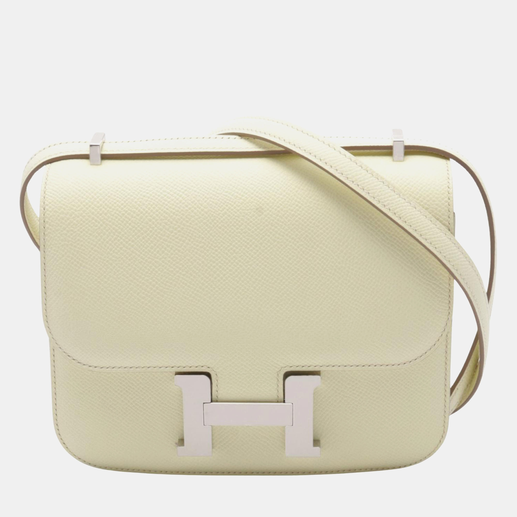 

Hermes Constance 3 Mini Leather Shoulder Bag, Yellow