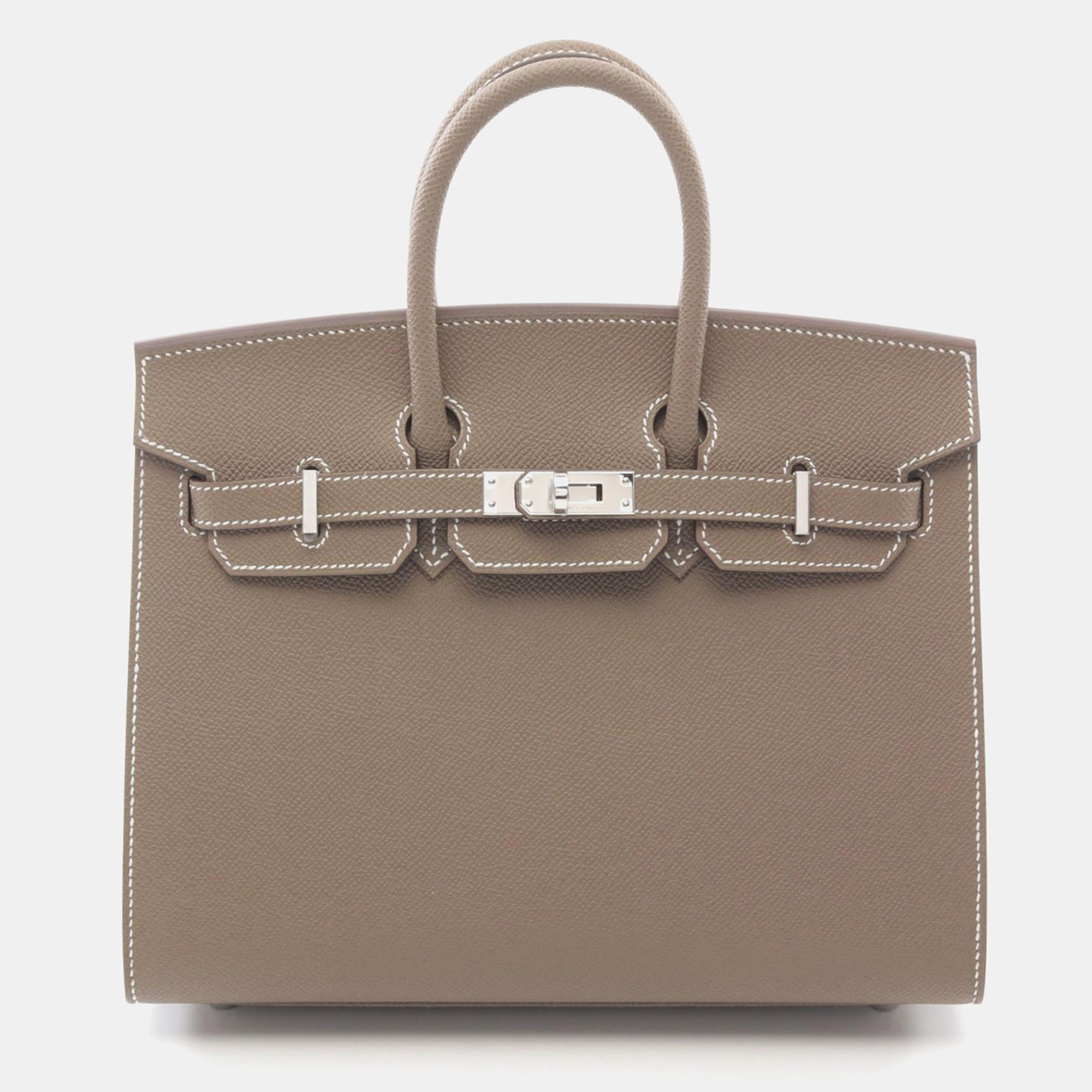 

Hermes Birkin 25 Etoupe Handbag Brown