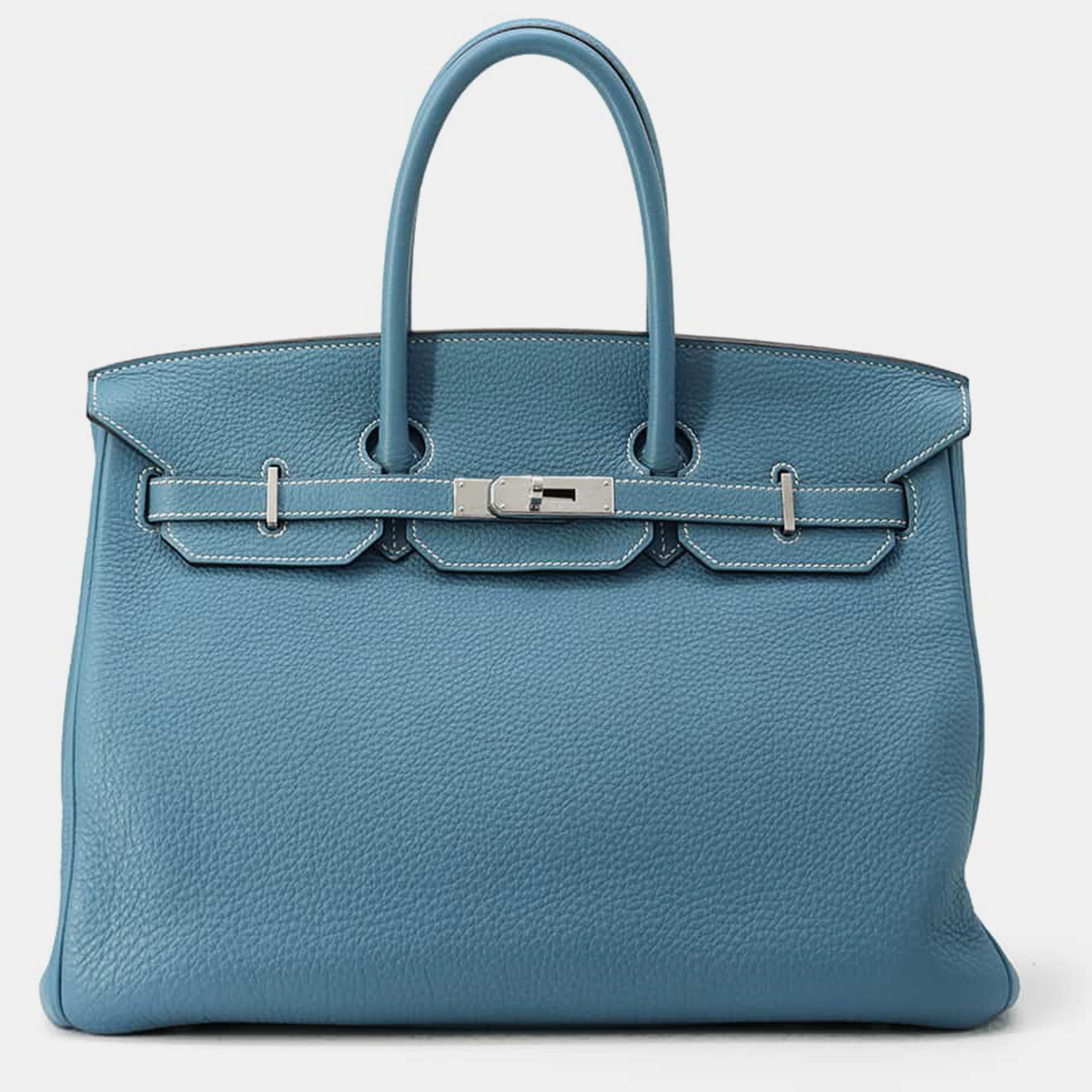 

Hermes Birkin Blue Jean Togo Leather Size