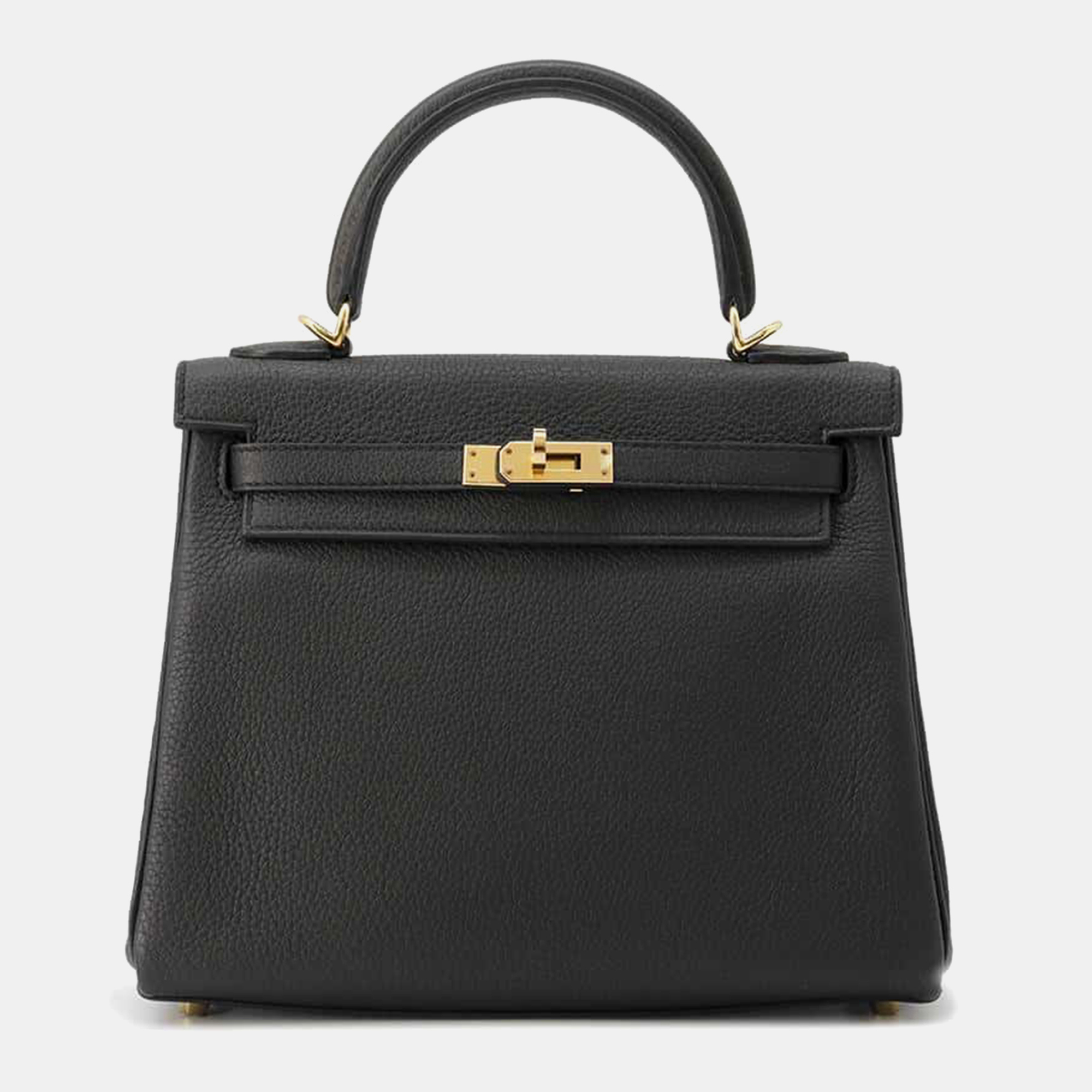 

Hermes Kelly Retourne Black Togo Leather Size