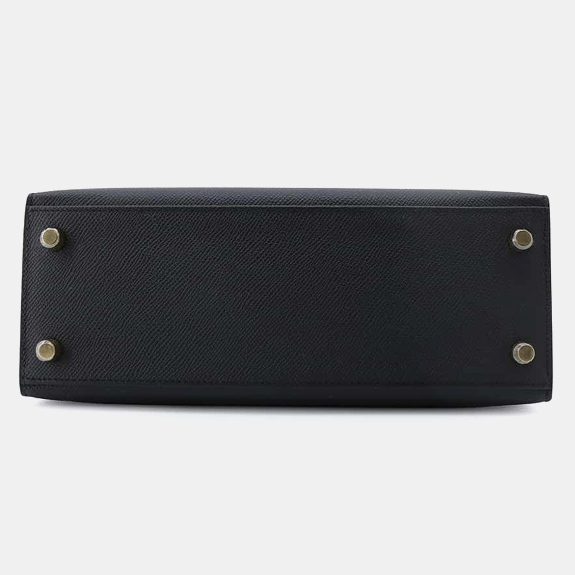 Hermes Black Epsom Kelly Sellier 25 Tote Bag 3