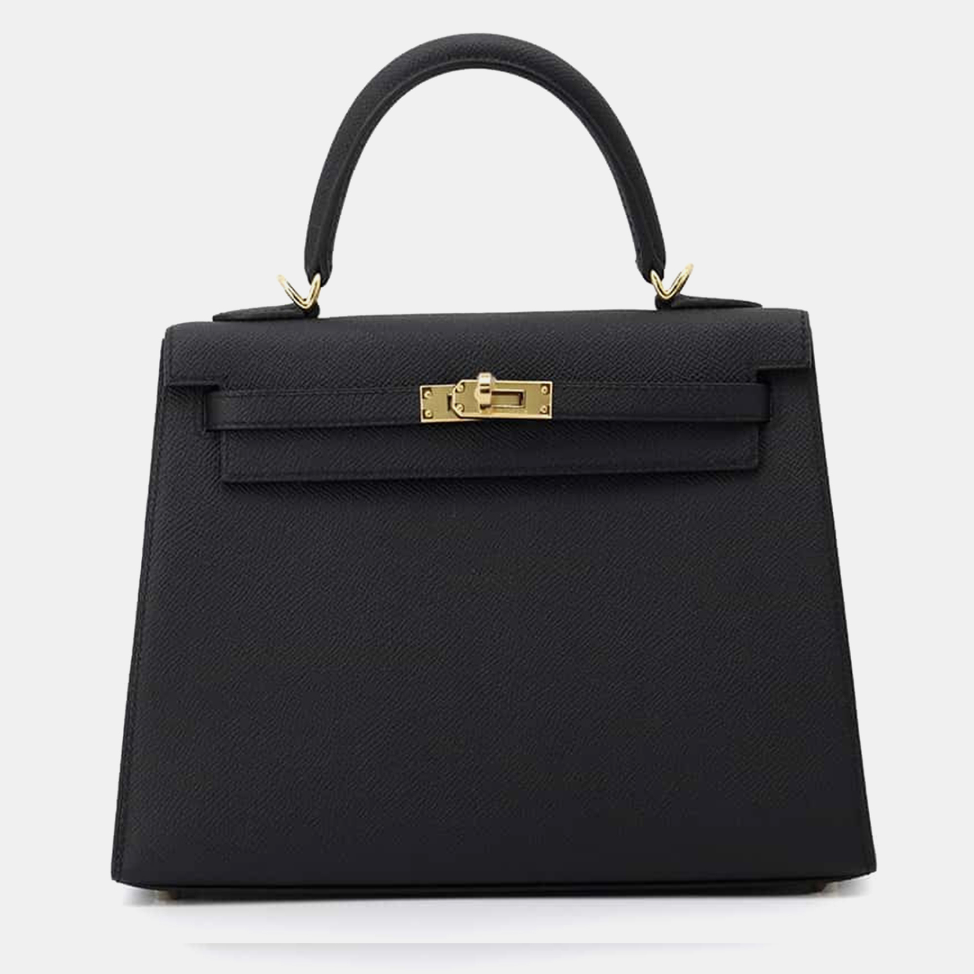 

Hermes Kelly Sellier Black Epsom Size