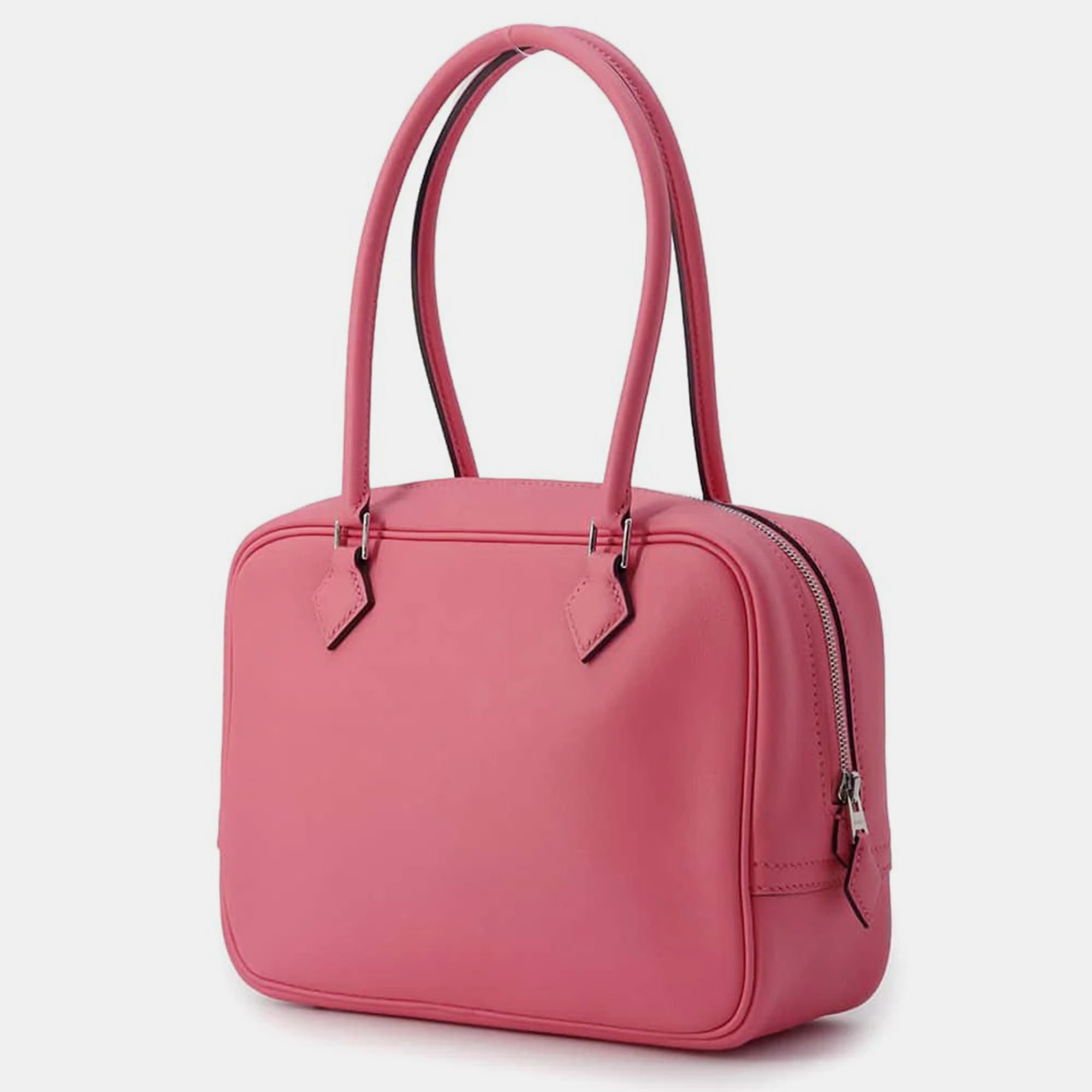 Hermes Rose Azalee Swift Leather Size Plume Bag 