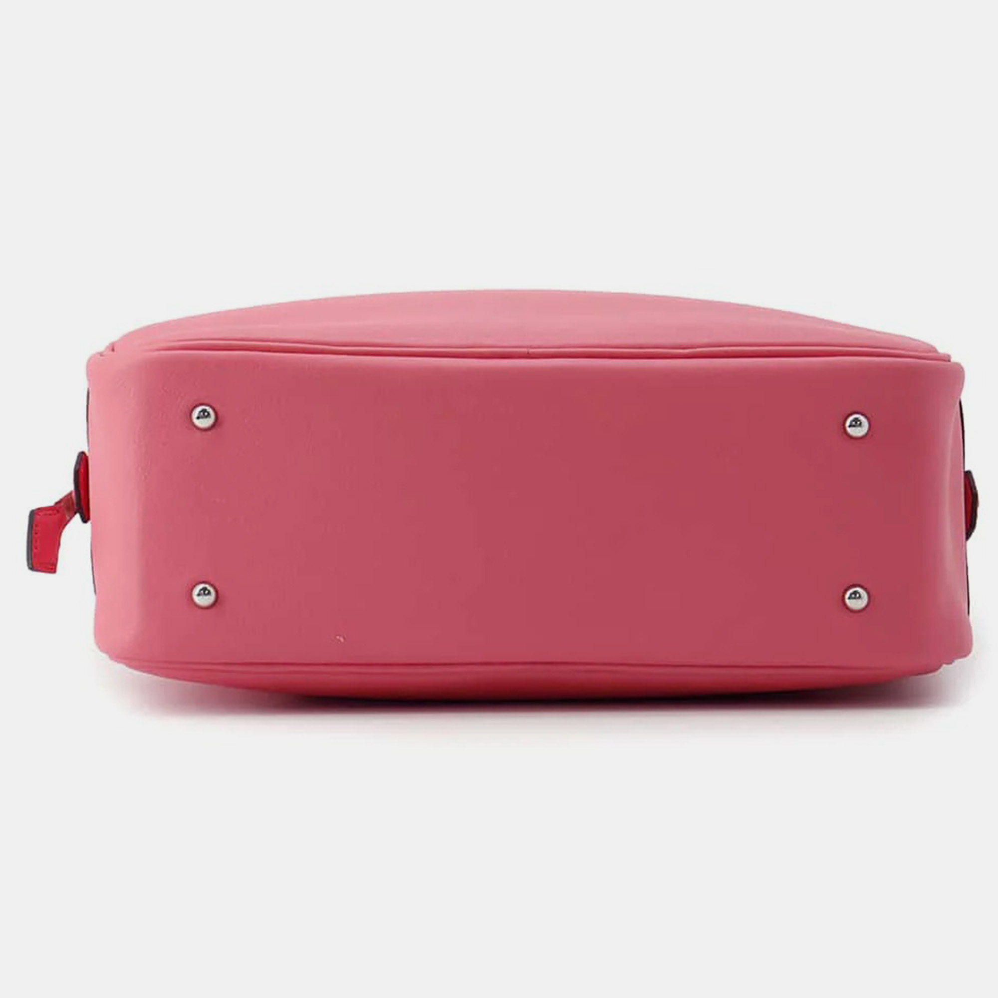 Hermes Rose Azalee Swift Leather Size Plume Bag 