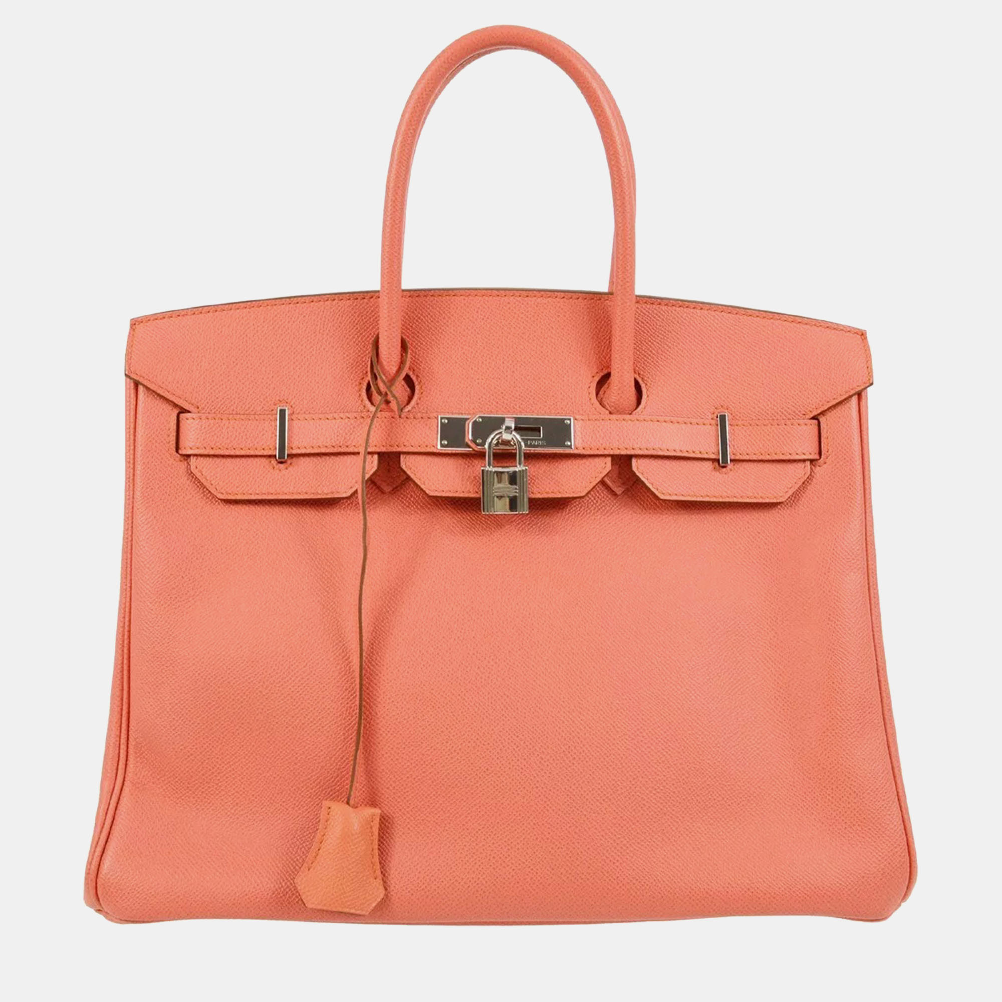 

Hermes Crevette Epsom Birkin 35 Handbag, Pink