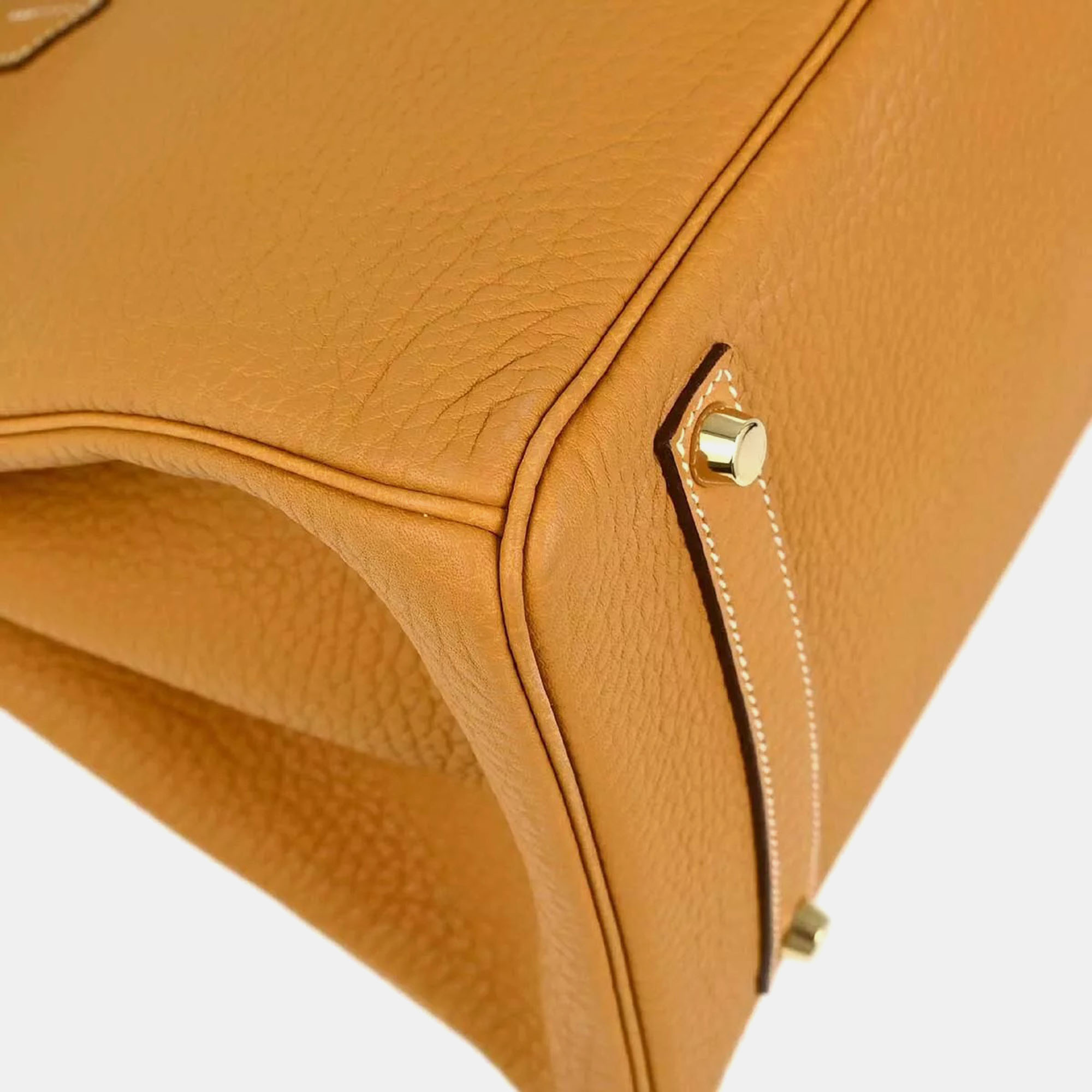 Hermes Natural Sable Fjord Birkin 35 Handbag 