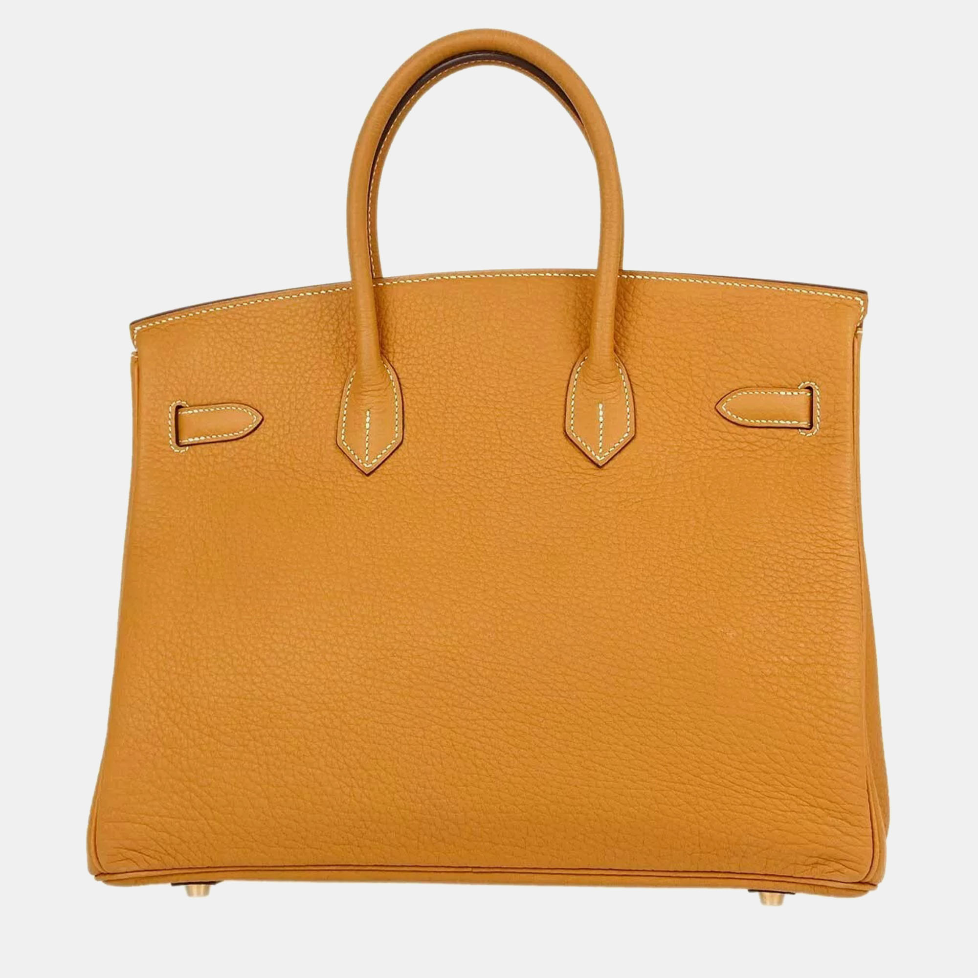 Hermes Natural Sable Fjord Birkin 35 Handbag 
