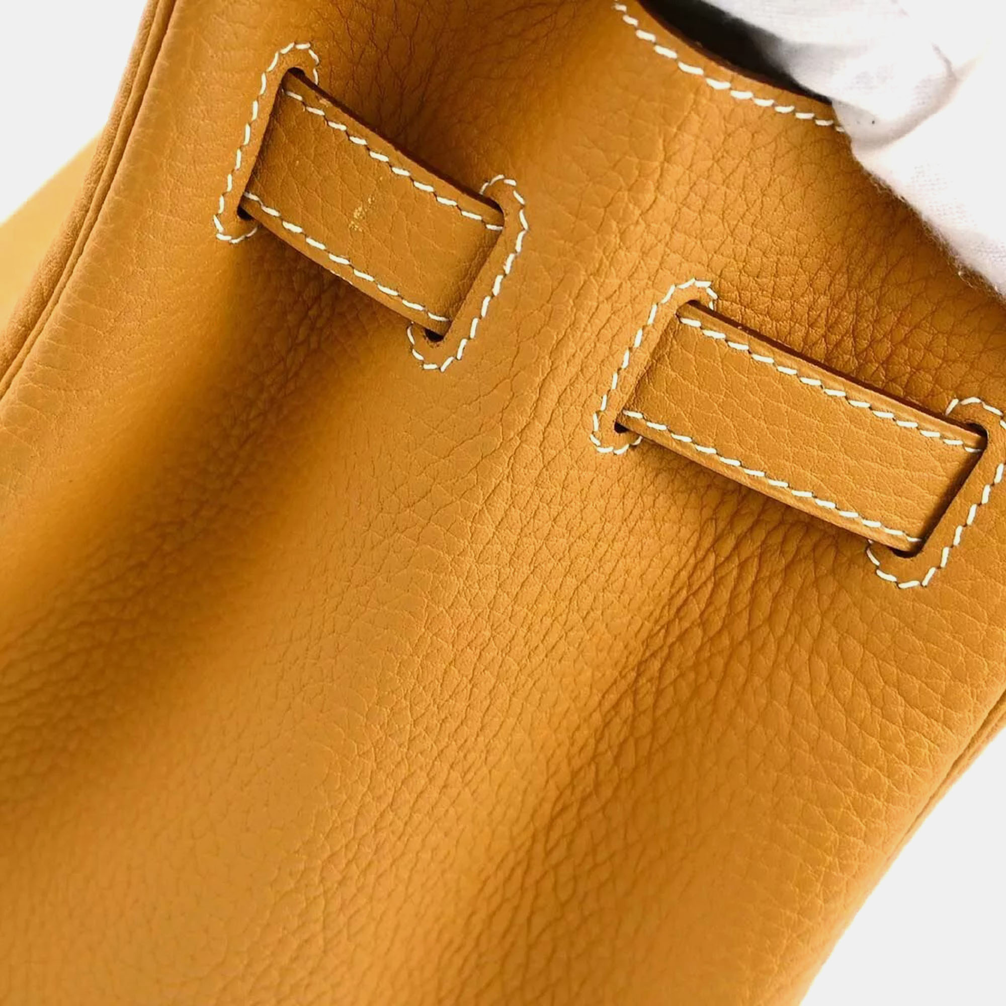 Hermes Natural Sable Fjord Birkin 35 Handbag 
