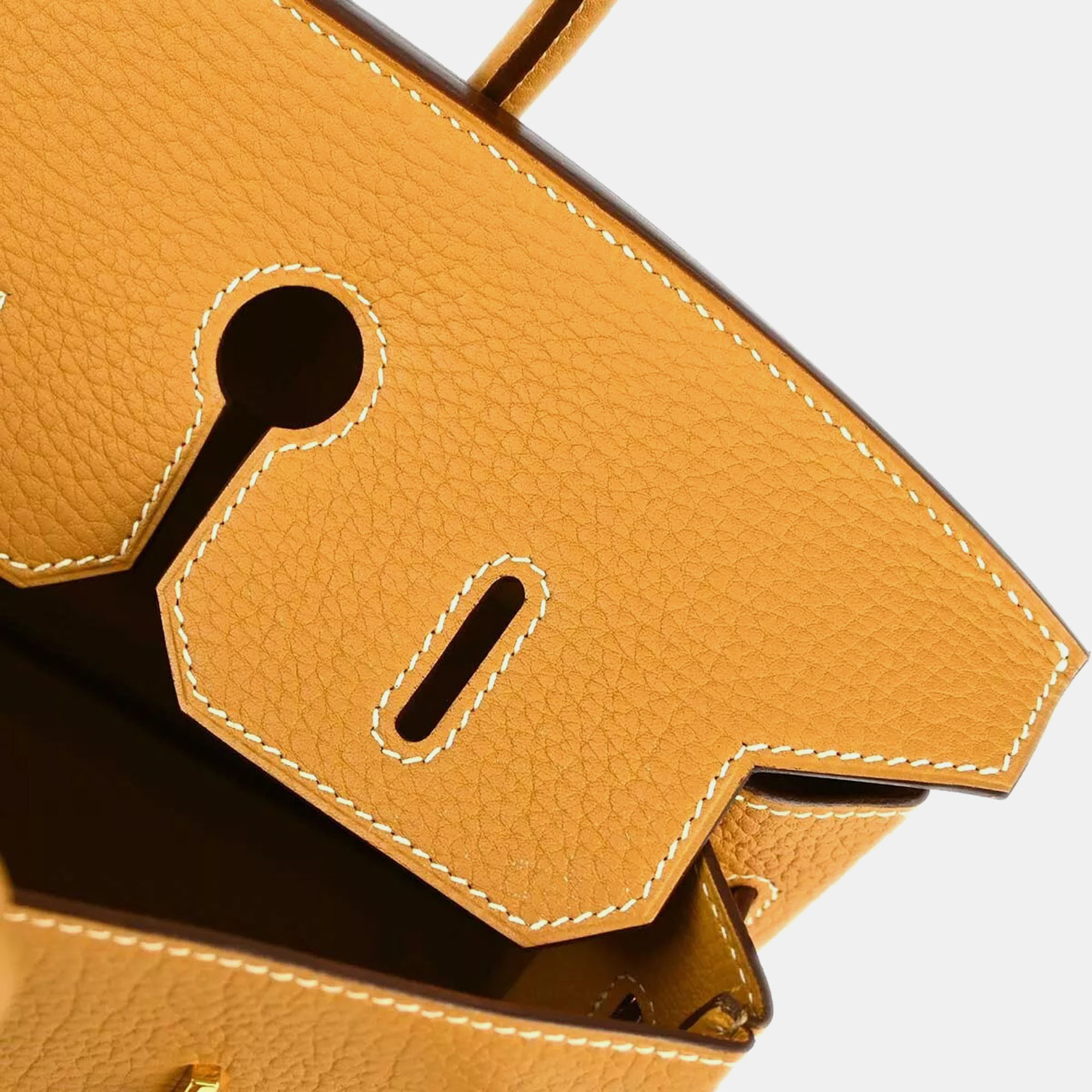 Hermes Natural Sable Fjord Birkin 35 Handbag 