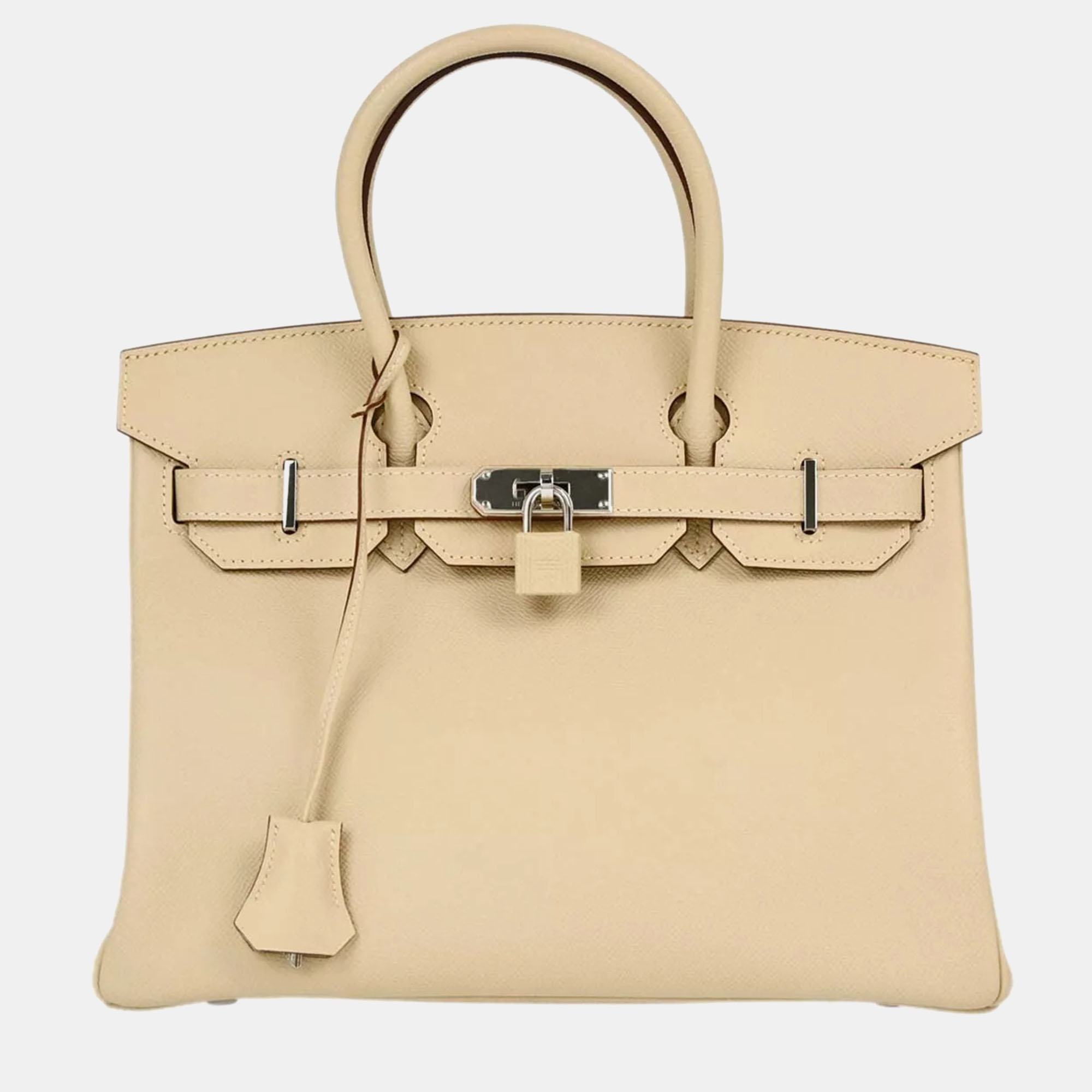 

Hermes Off-white Epsom Birkin 30 Handbag, Cream