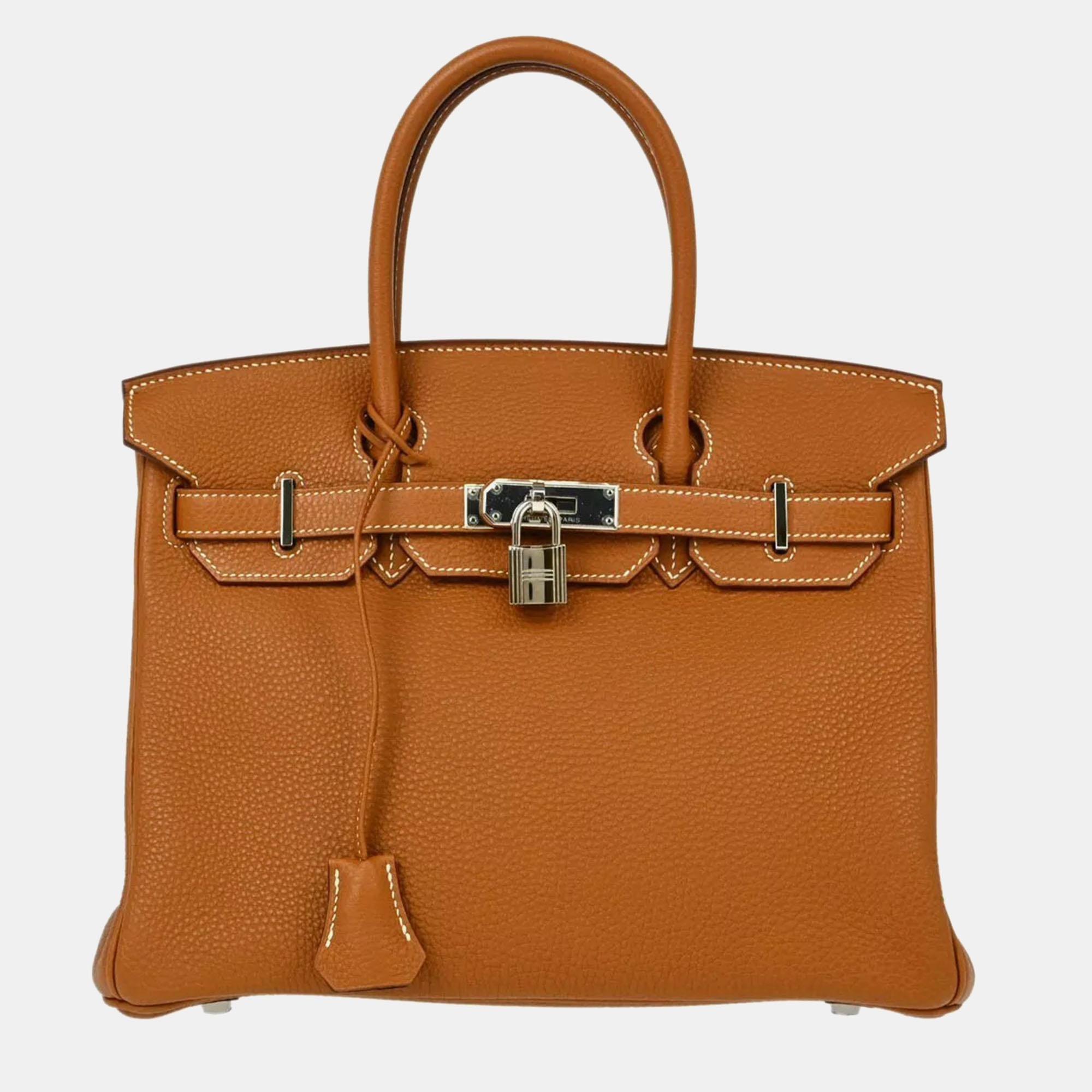 

Hermes Gold Togo Birkin 30 Handbag