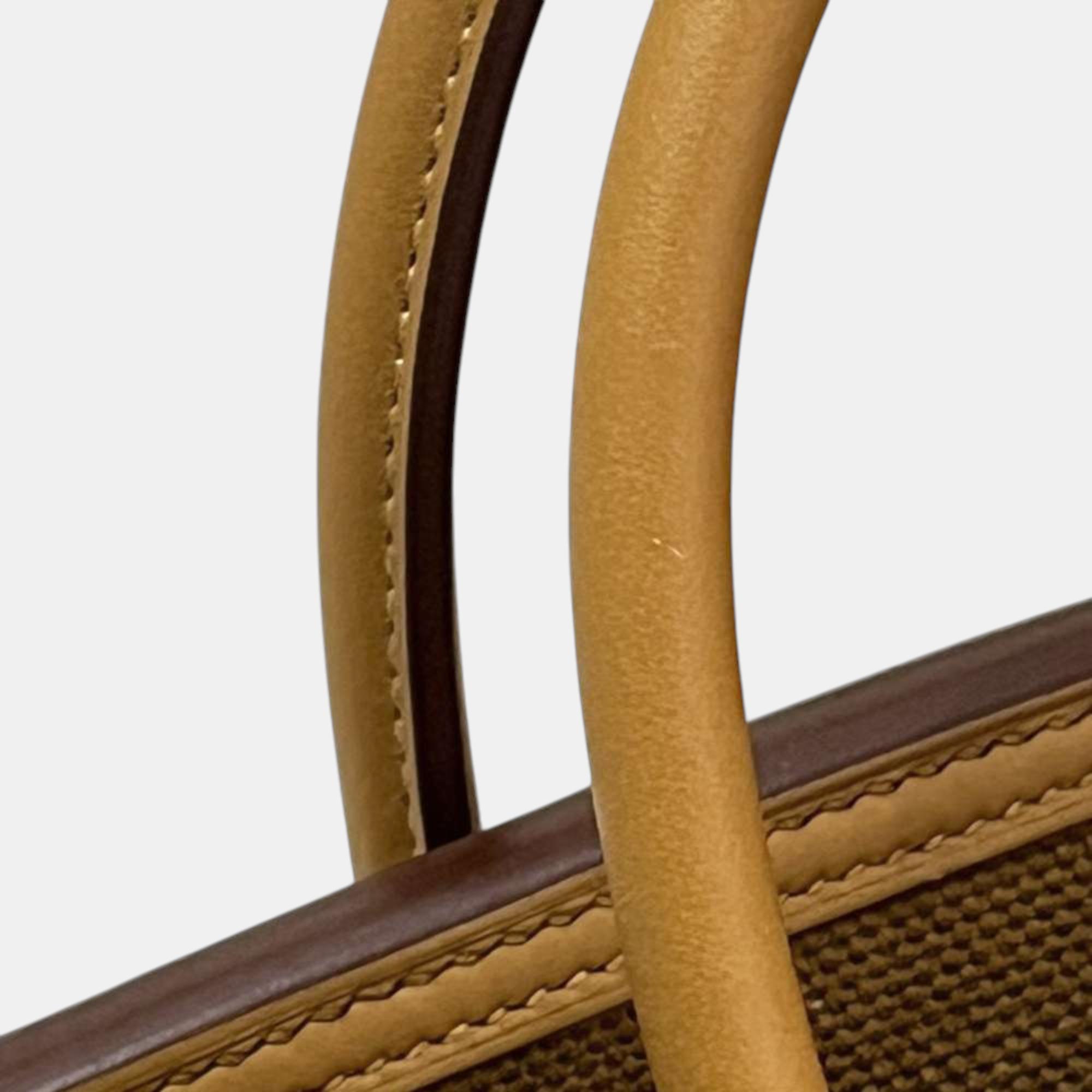 Hermes Sesame Swift Leather Cargo Birkin 25 Tote Bag 3