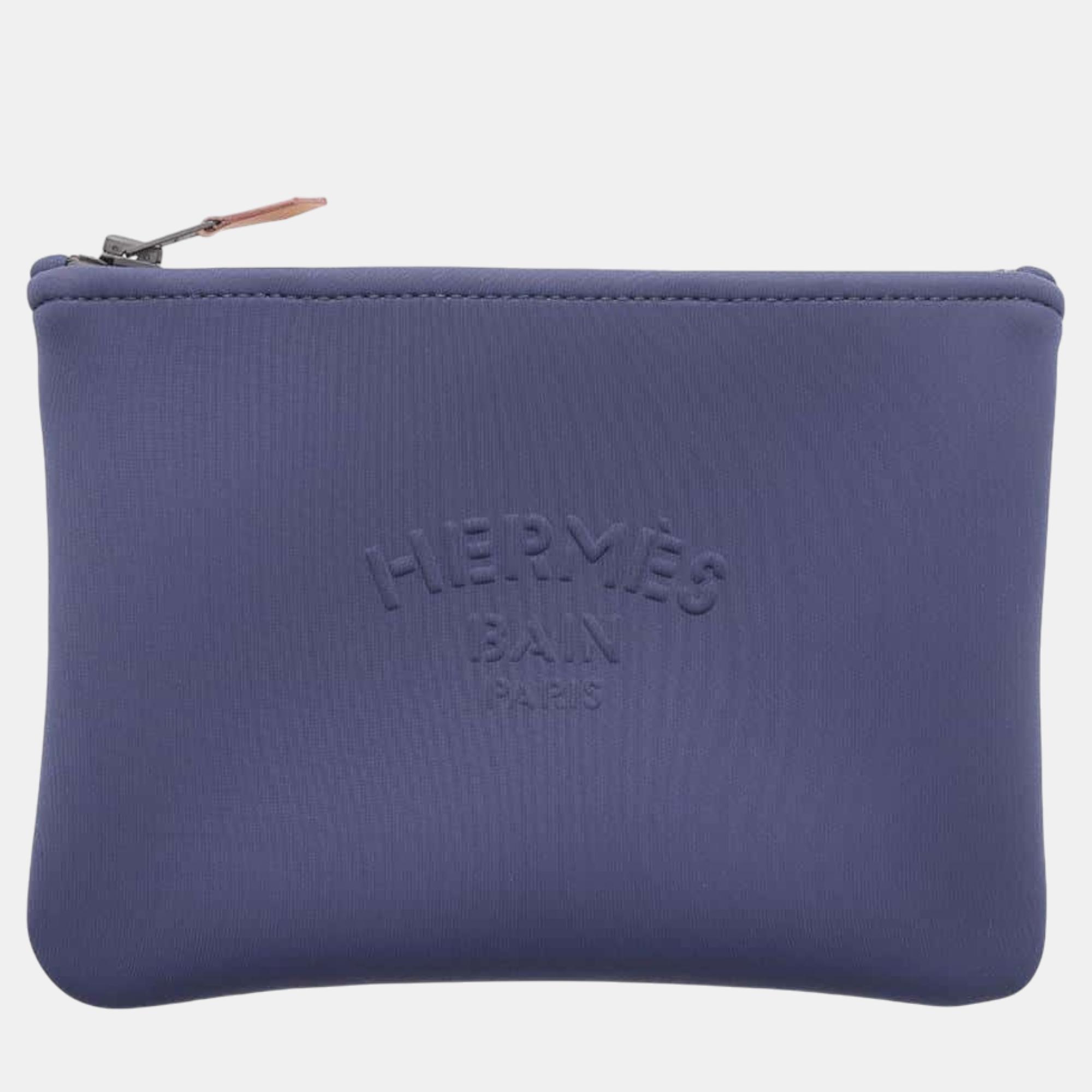 

Hermes Neobain Small Case Bag, Navy blue