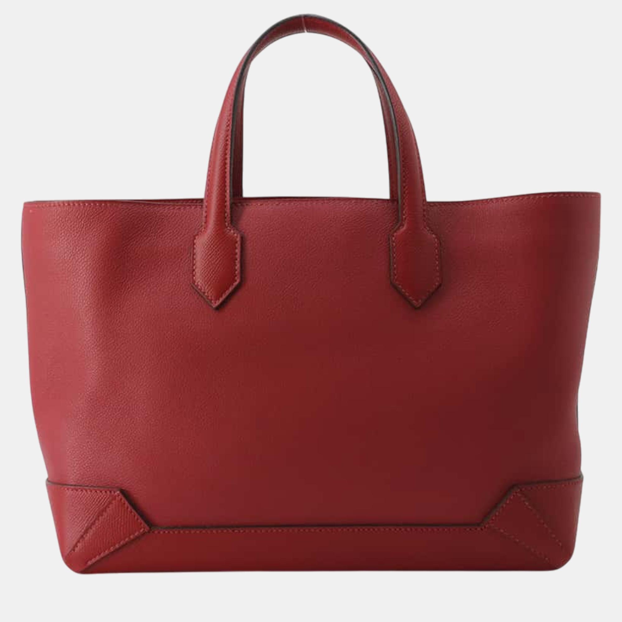 

Hermes Maxibox Cabas Rouge Grenat Evercolor Epsom Bag, Pink