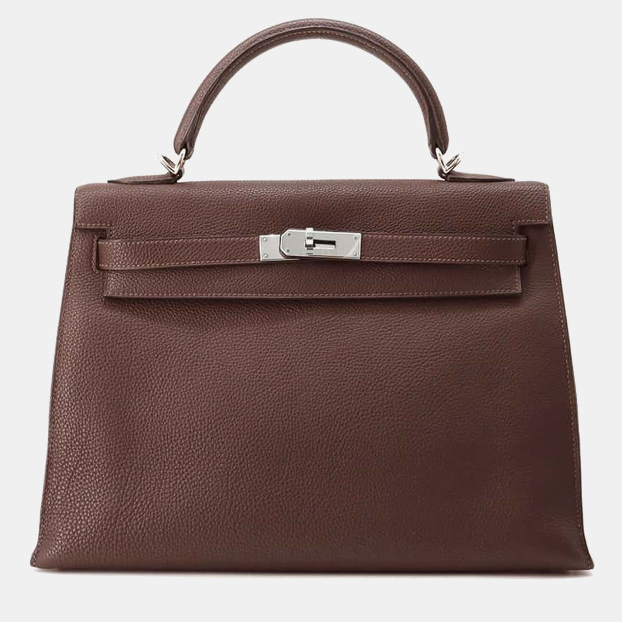 

Hermes Kelly Sellier Havane Togo Leather Size, Brown