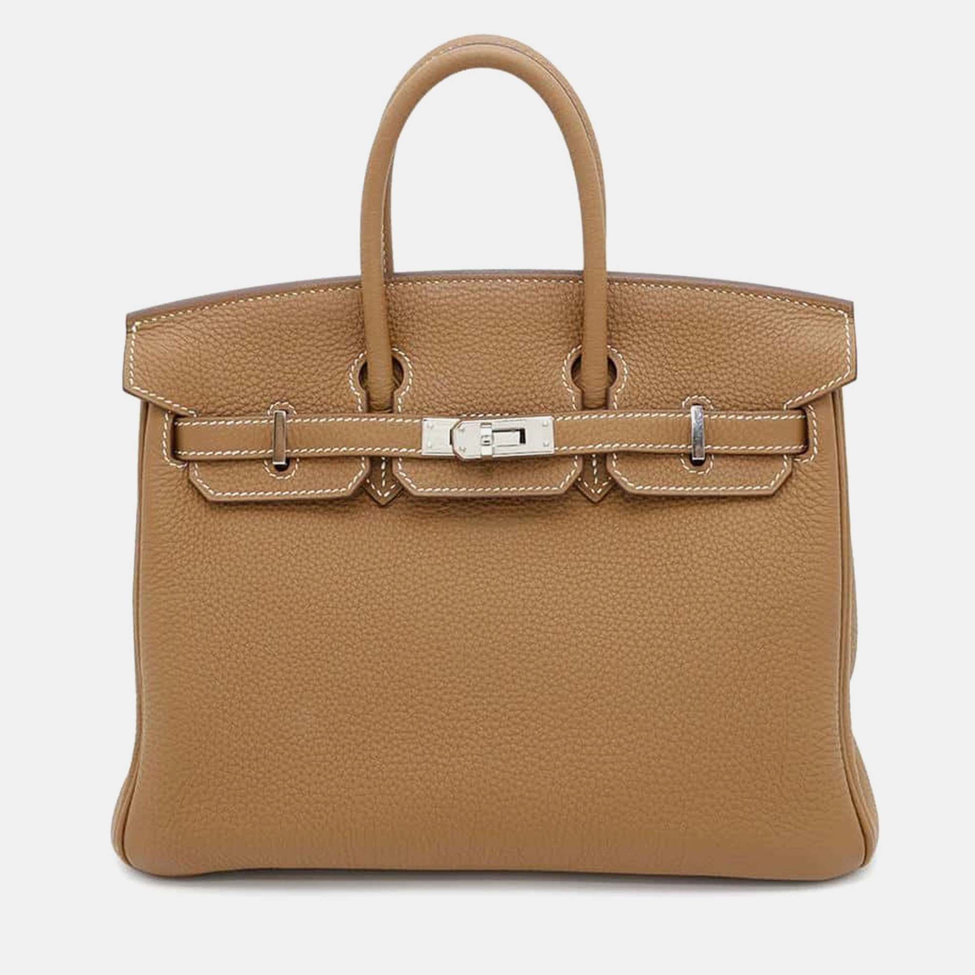 

Hermes Birkin Gold Togo Leather Size, Brown