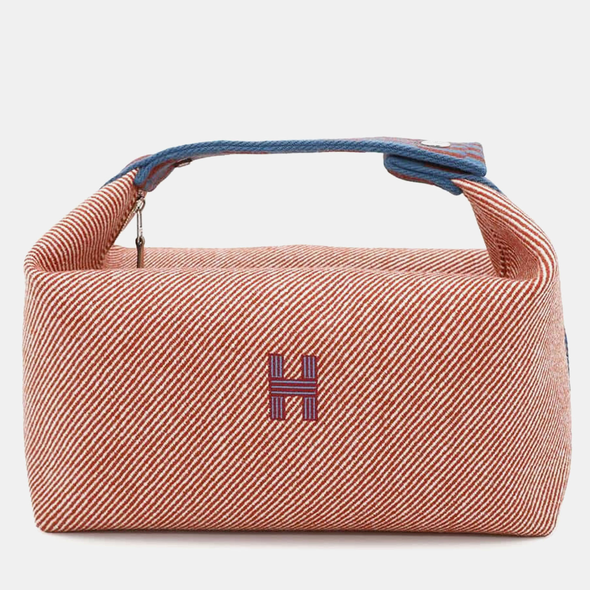 

Hermes Wool Bride-a-Brac H Natte Size Gm, Red