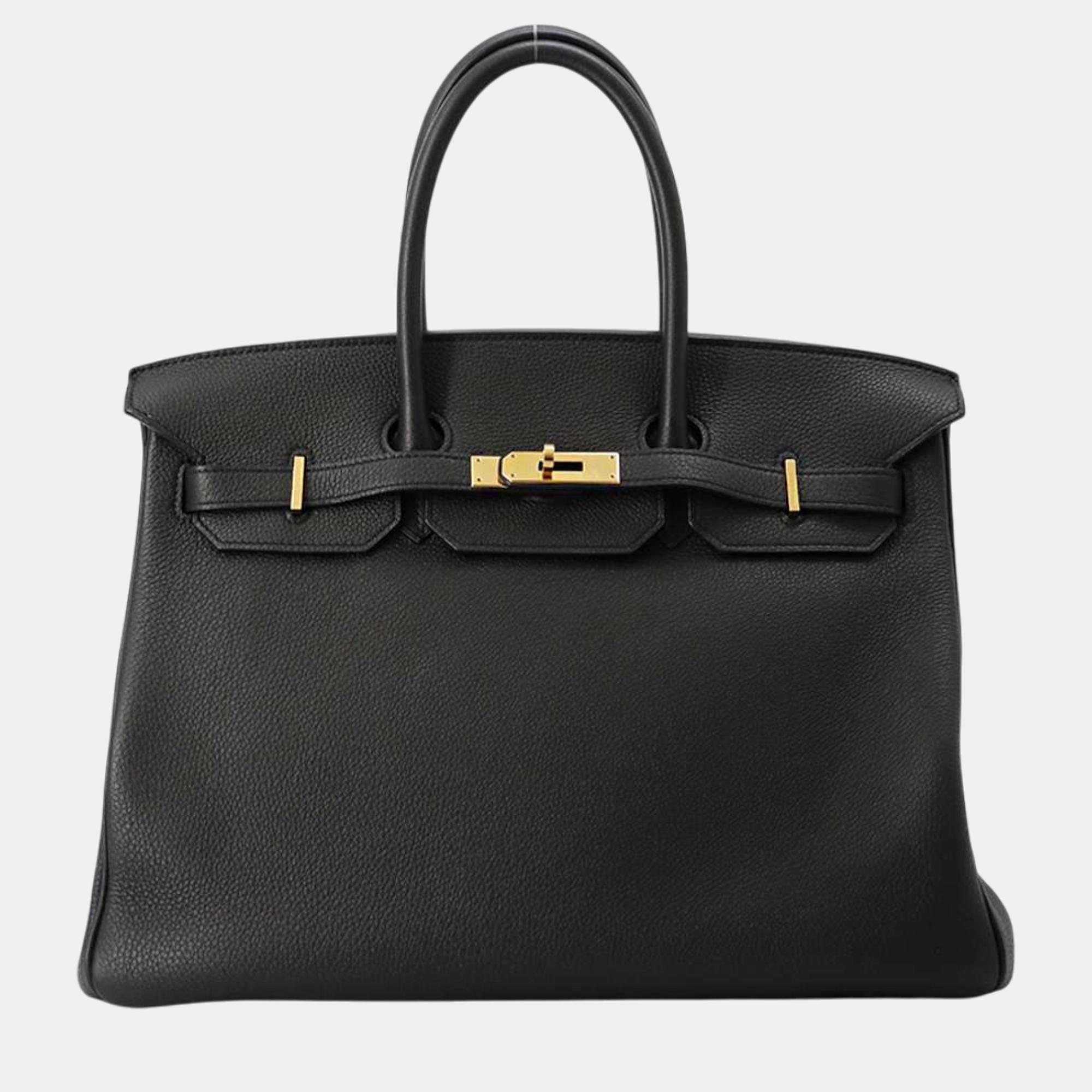 

Hermes Birkin Black Togo Leather Size