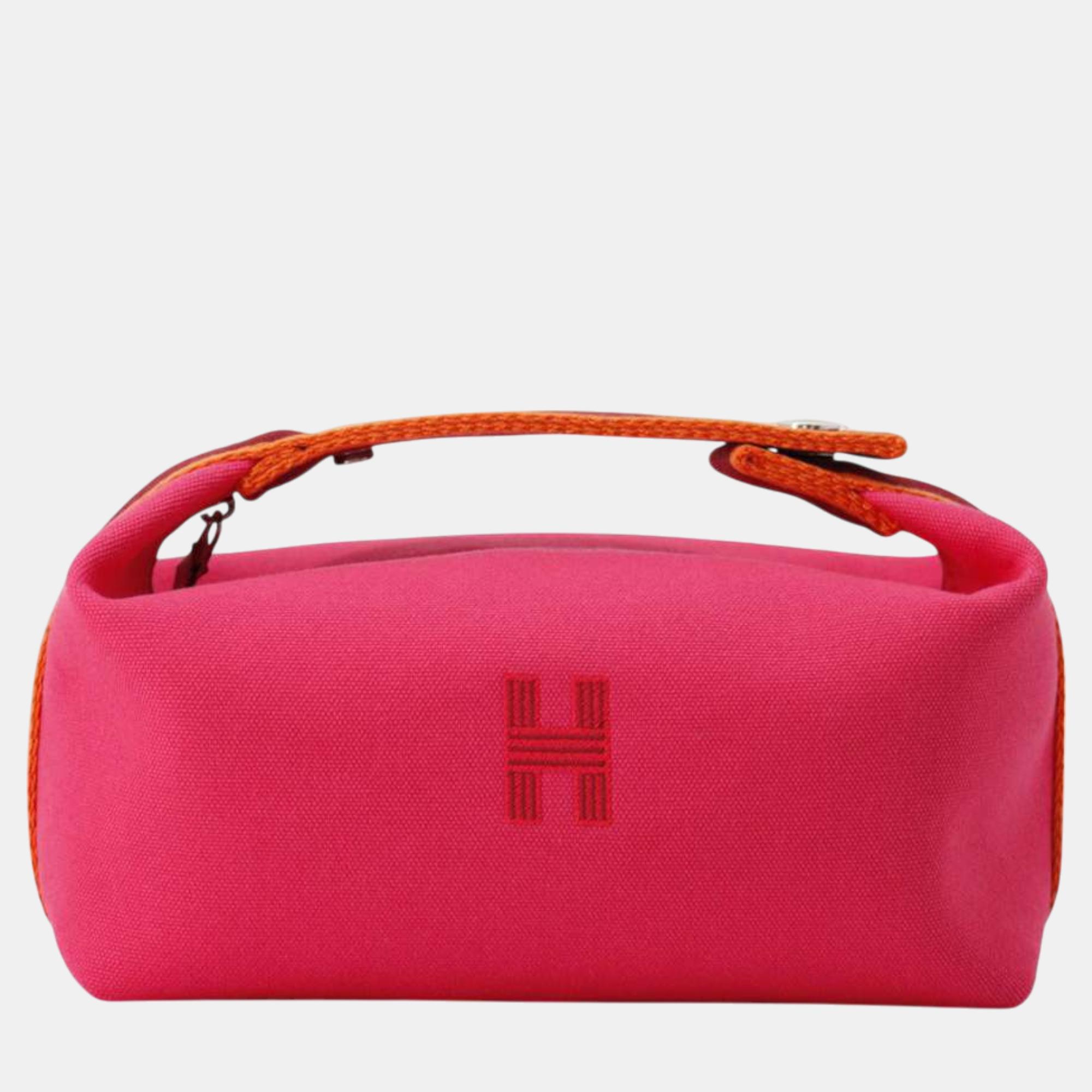 

Hermes Brid A Black Hibiscus Canvas Size Pm, Pink