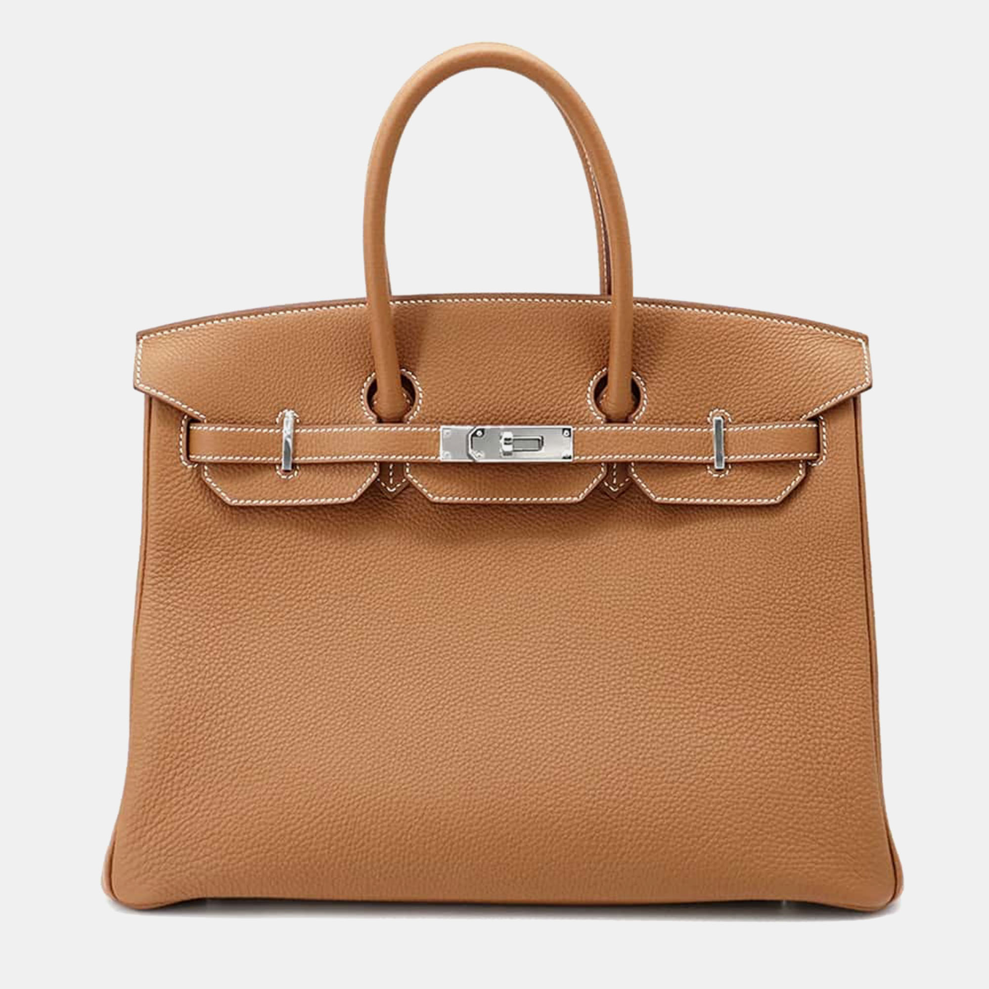 

Hermes Gold Togo Leather Birkin 35