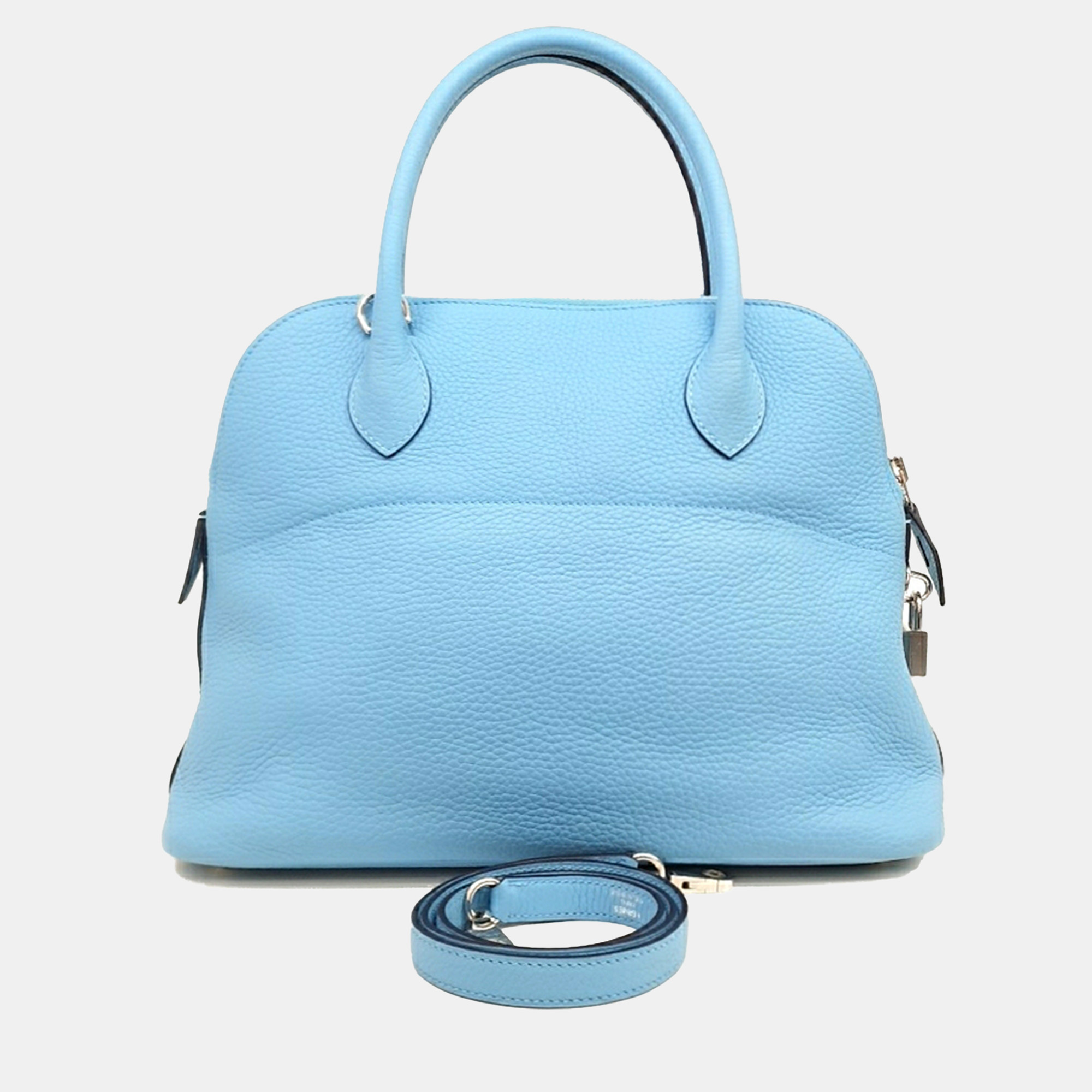 

Hermes Blue Leather Bolid31 bag