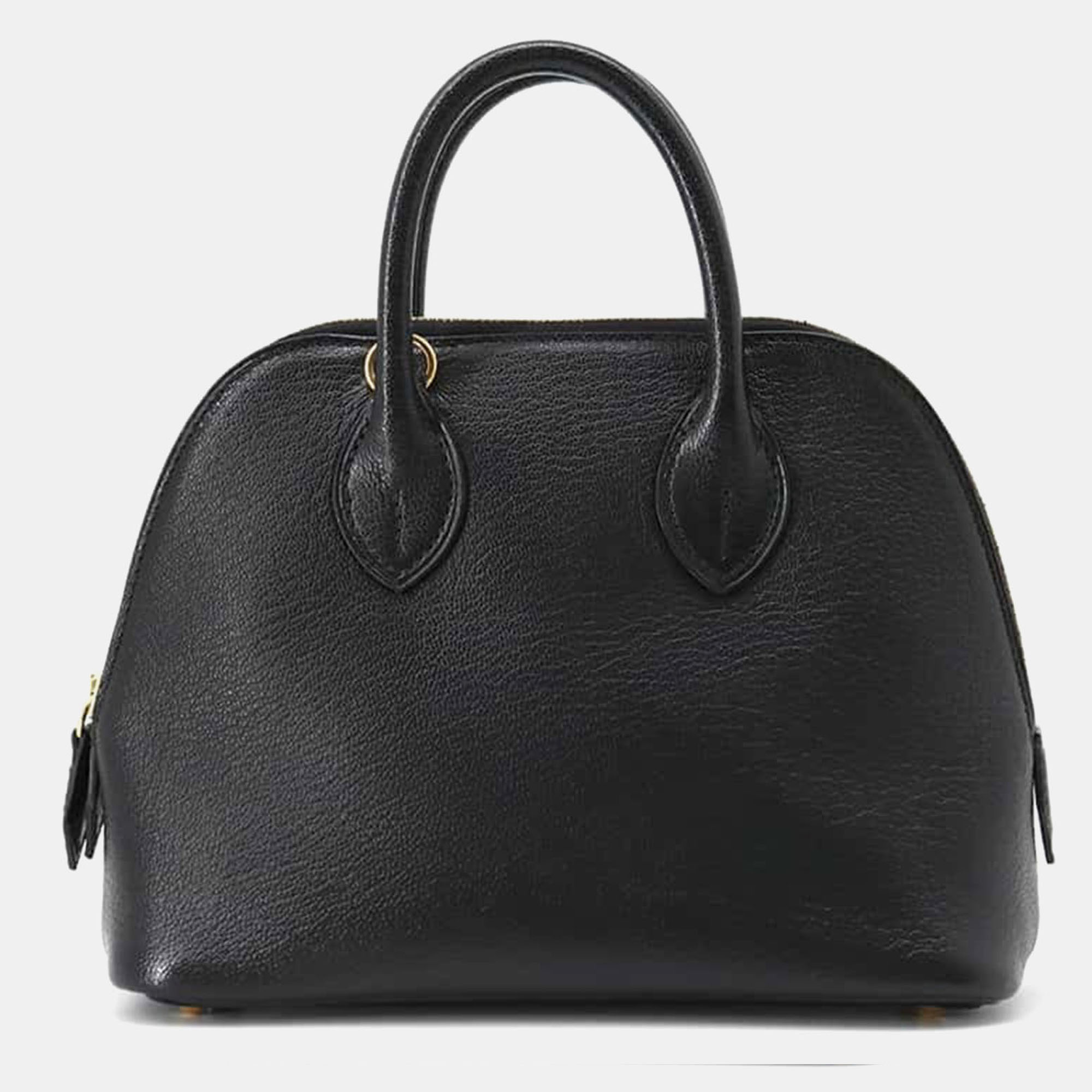 

Hermes Bolide 1923 Black Chevre Myzore Goatskin Size Mini