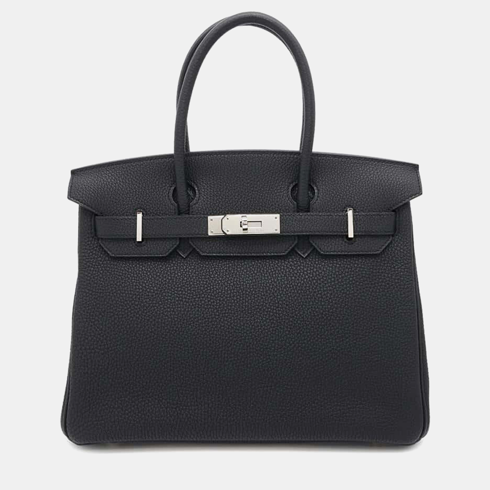 

Hermes Black Togo Leather Birkin 30 Handbag