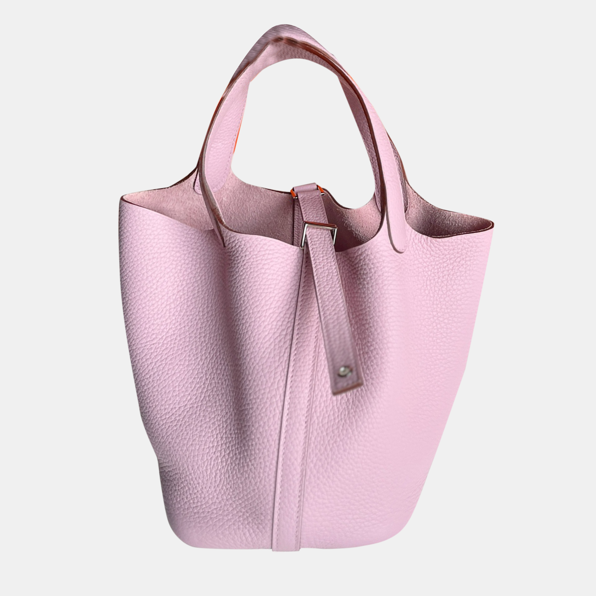 

Hermes Mauve Sylvestre Picotin Lock 18 Bucket Bag, Pink