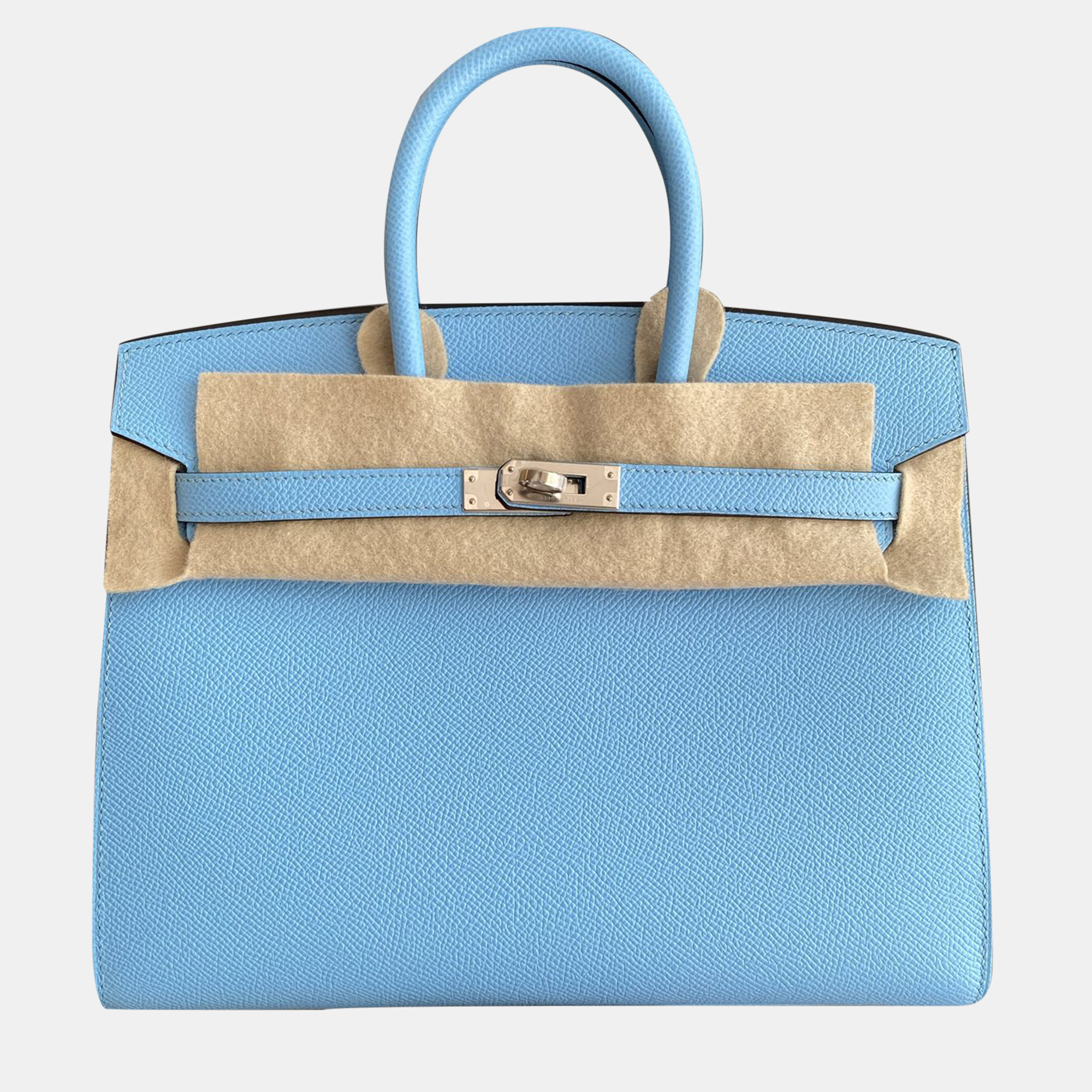 

Hermes Candy Blue Epsom Leather Birkin 25