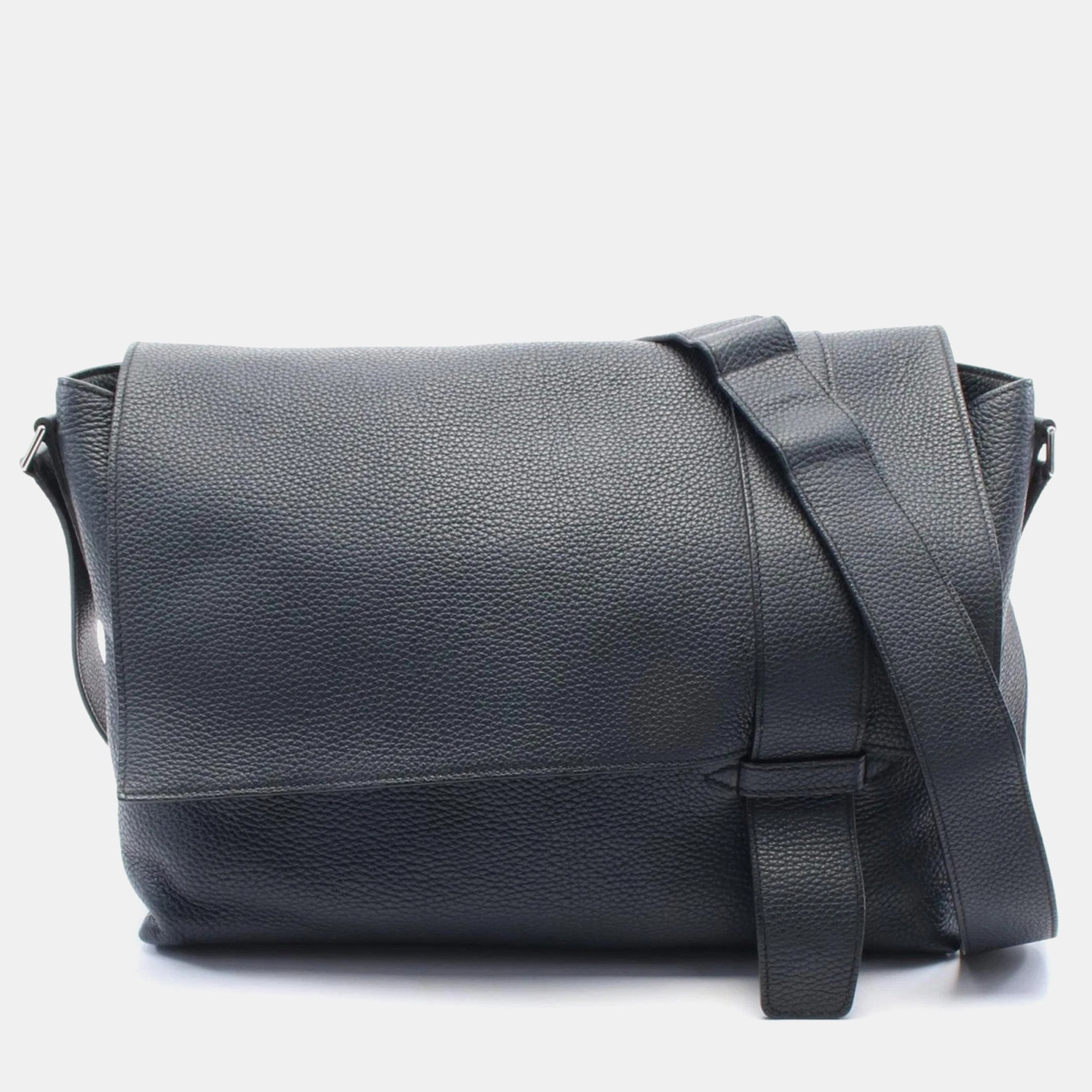 

Hermes Clemence Alfred 35 Messenger Bag, Navy blue