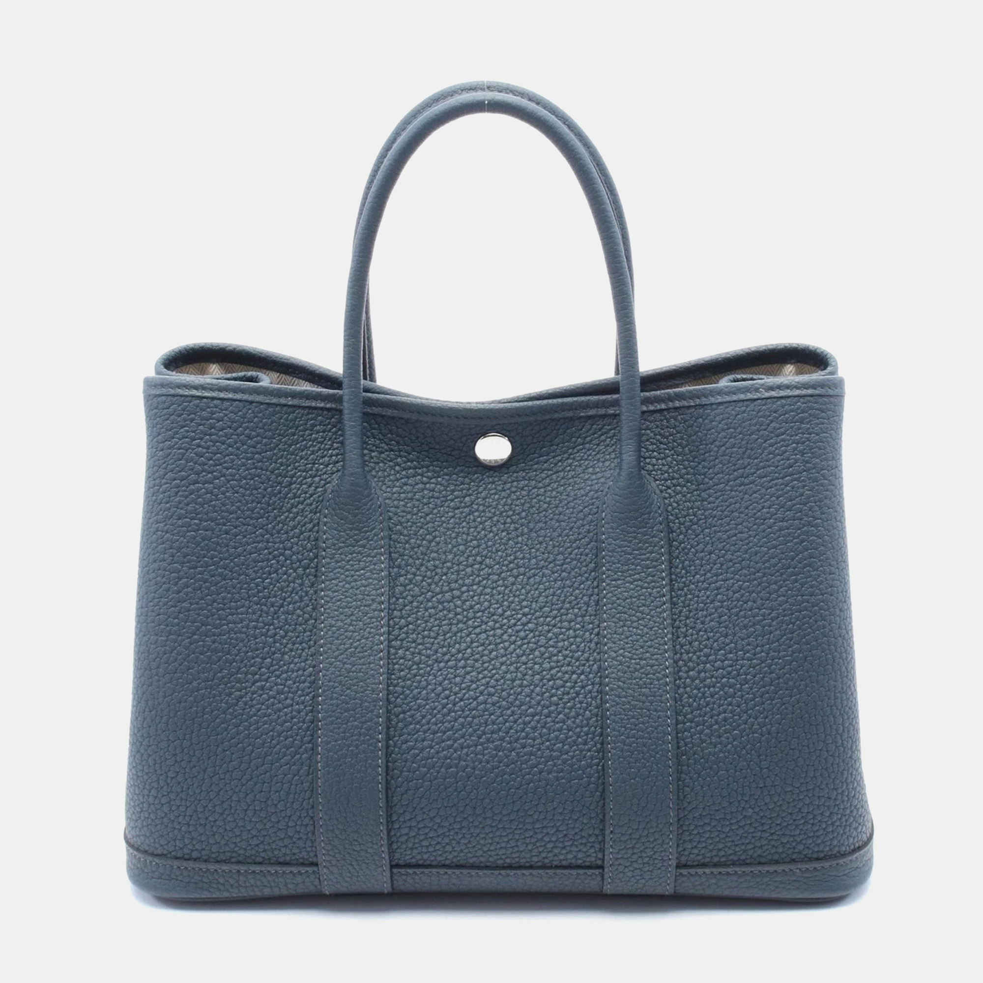 

Hermes Leather Garden Party TPM Tote Bag, Pink