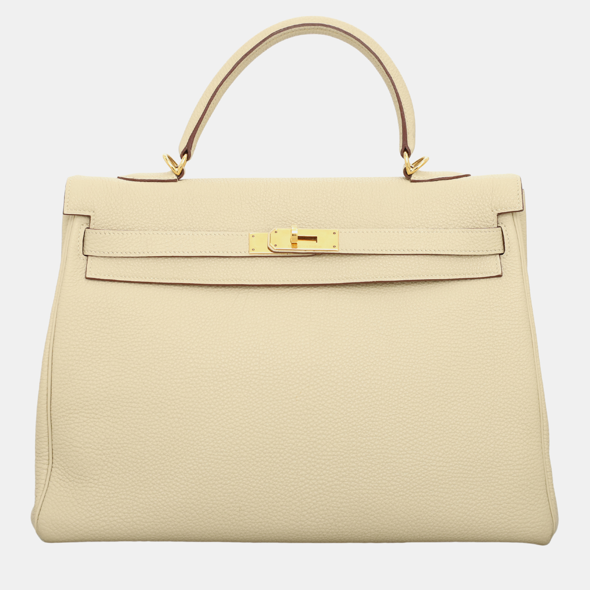 

Kelly 35 Retourne in Parchemin Togo with GHW, Beige